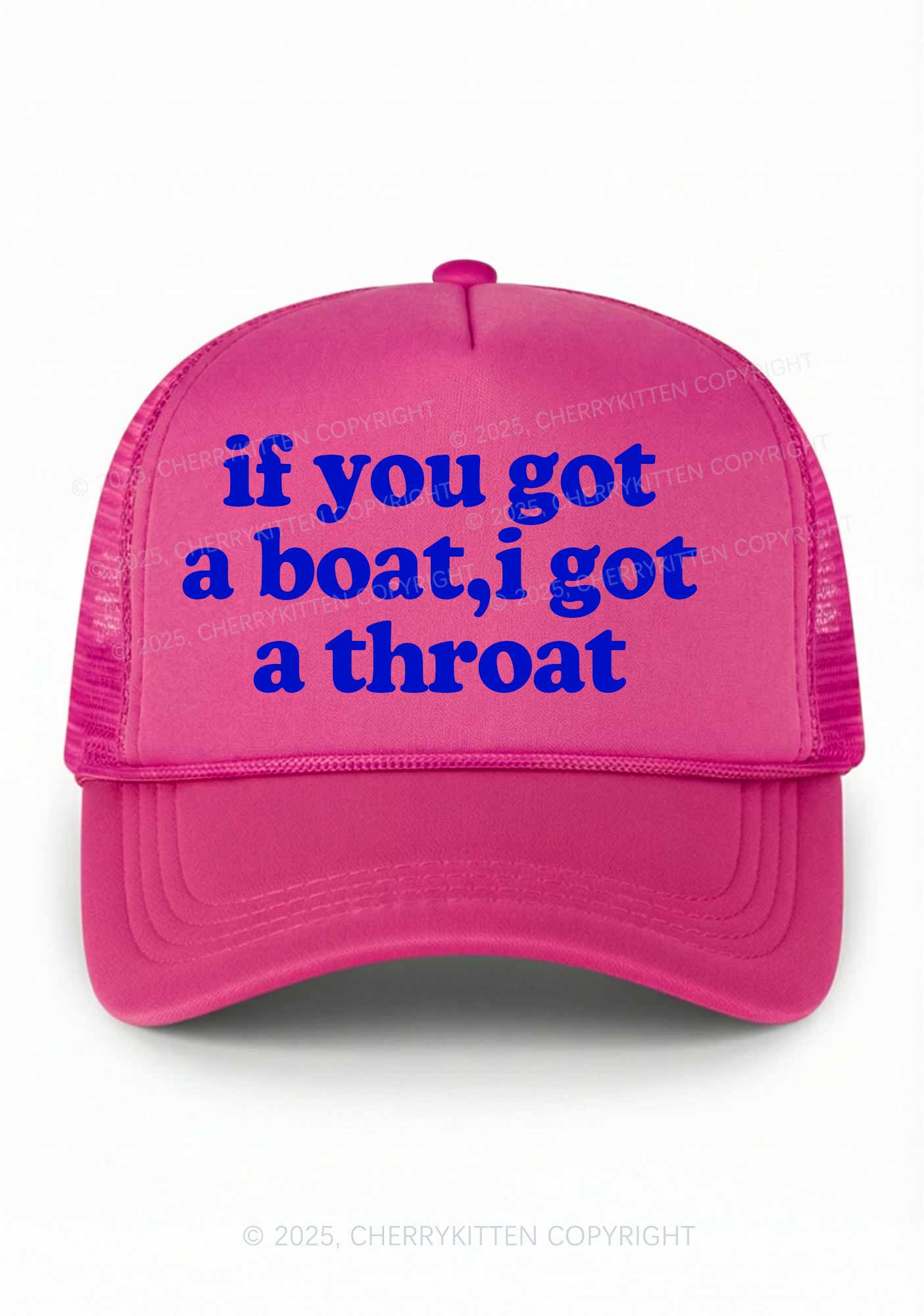 Boat And Throat Y2K Trucker Hat Cherrykitten - Image 3
