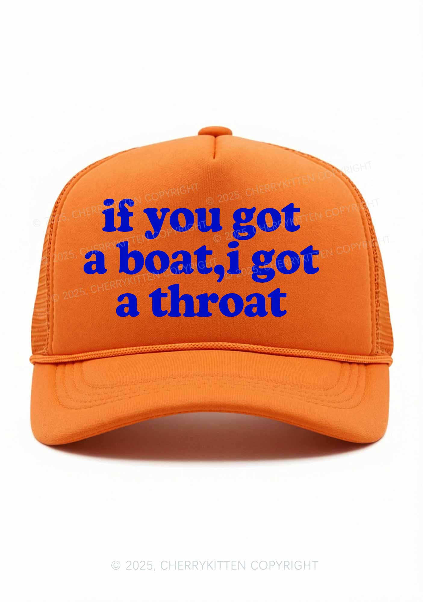 Boat And Throat Y2K Trucker Hat Cherrykitten - Image 4