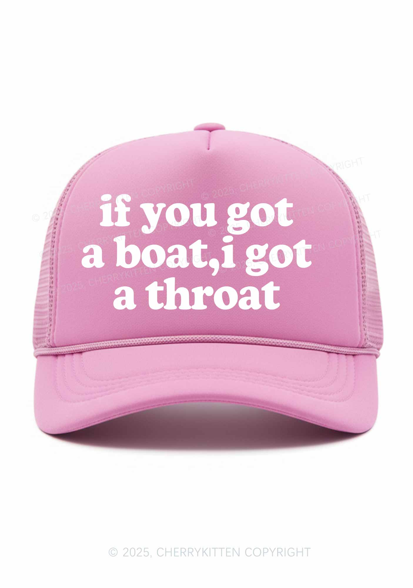 Boat And Throat Y2K Trucker Hat Cherrykitten - Image 8