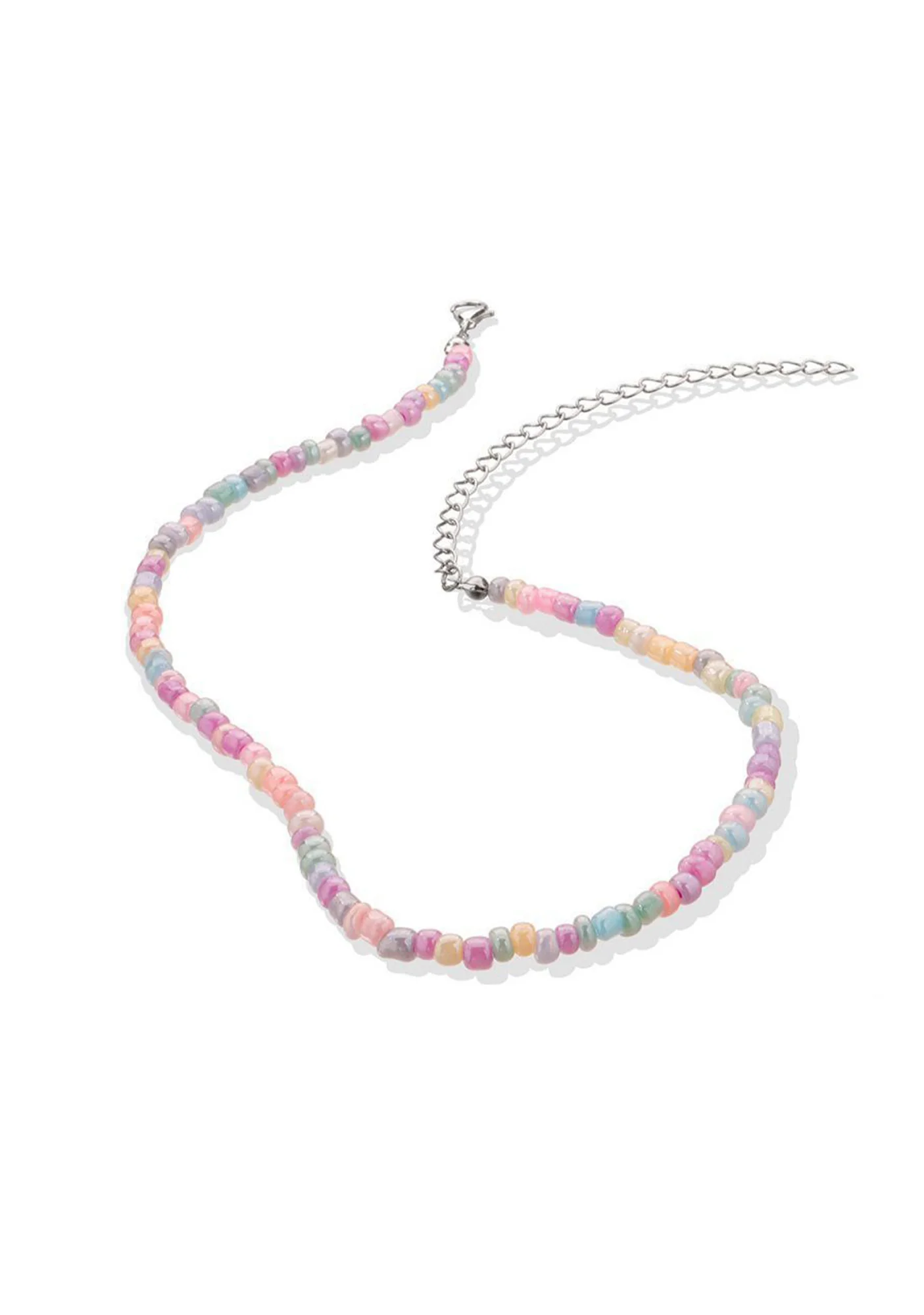 Bohemian Colorful Rice Beads Y2K Necklace Cherrykitten - Image 2