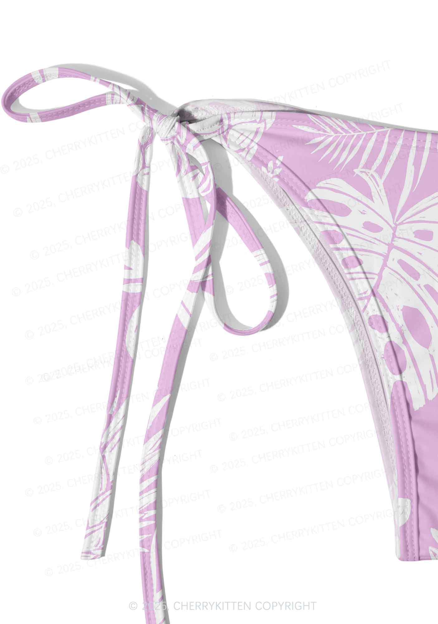 Boho Purple Y2K Print Bikini Set Cherrykitten - Image 5