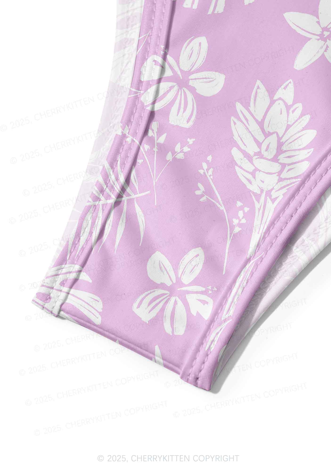 Boho Purple Y2K Print Bikini Set Cherrykitten - Image 6