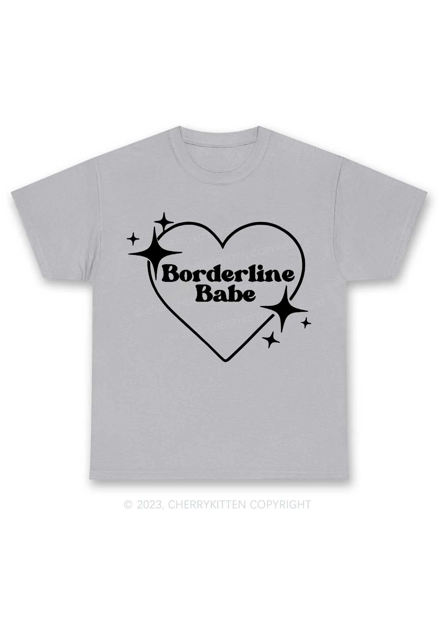 Borderline Personality Babe Y2K Chunky Shirt Cherrykitten - Image 7