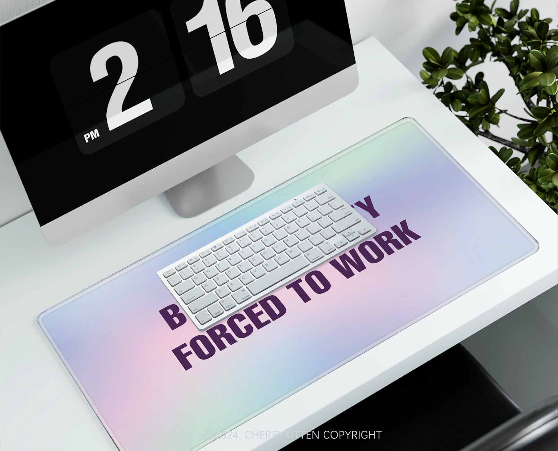 Born To Party Y2K Desk Mat Cherrykitten - Image 3