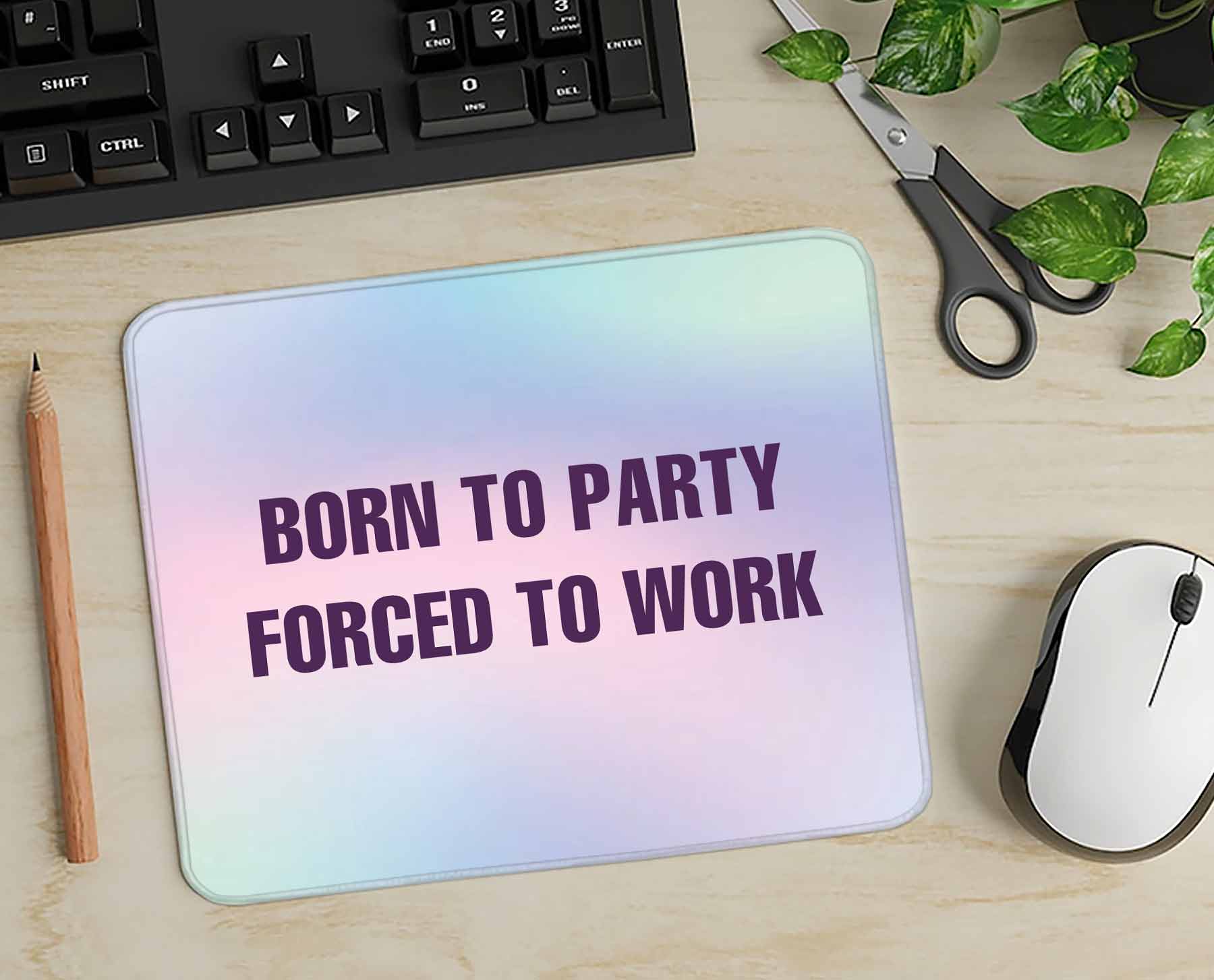 Born To Party Y2K Mousepad Cherrykitten - Image 2