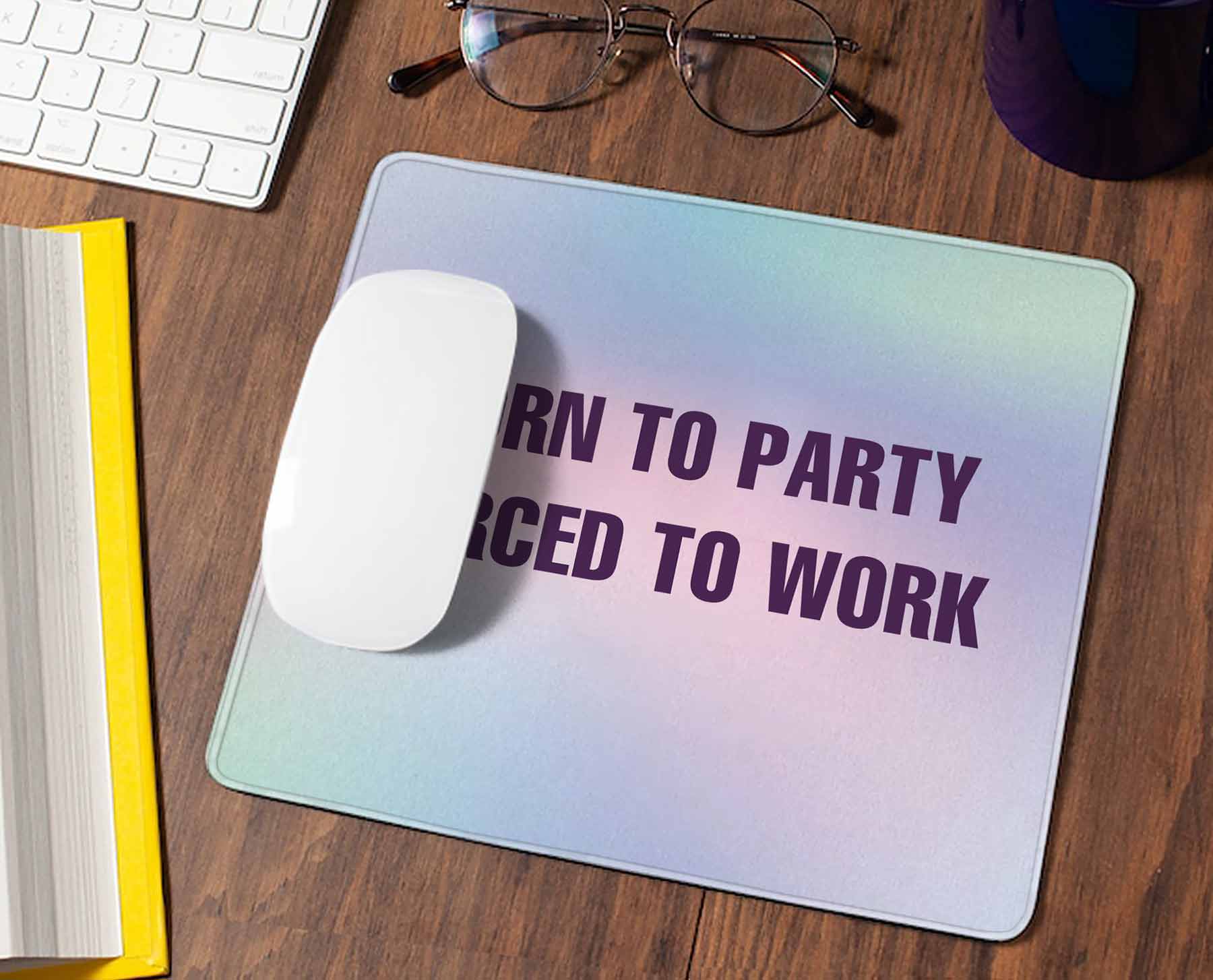 Born To Party Y2K Mousepad Cherrykitten - Image 3