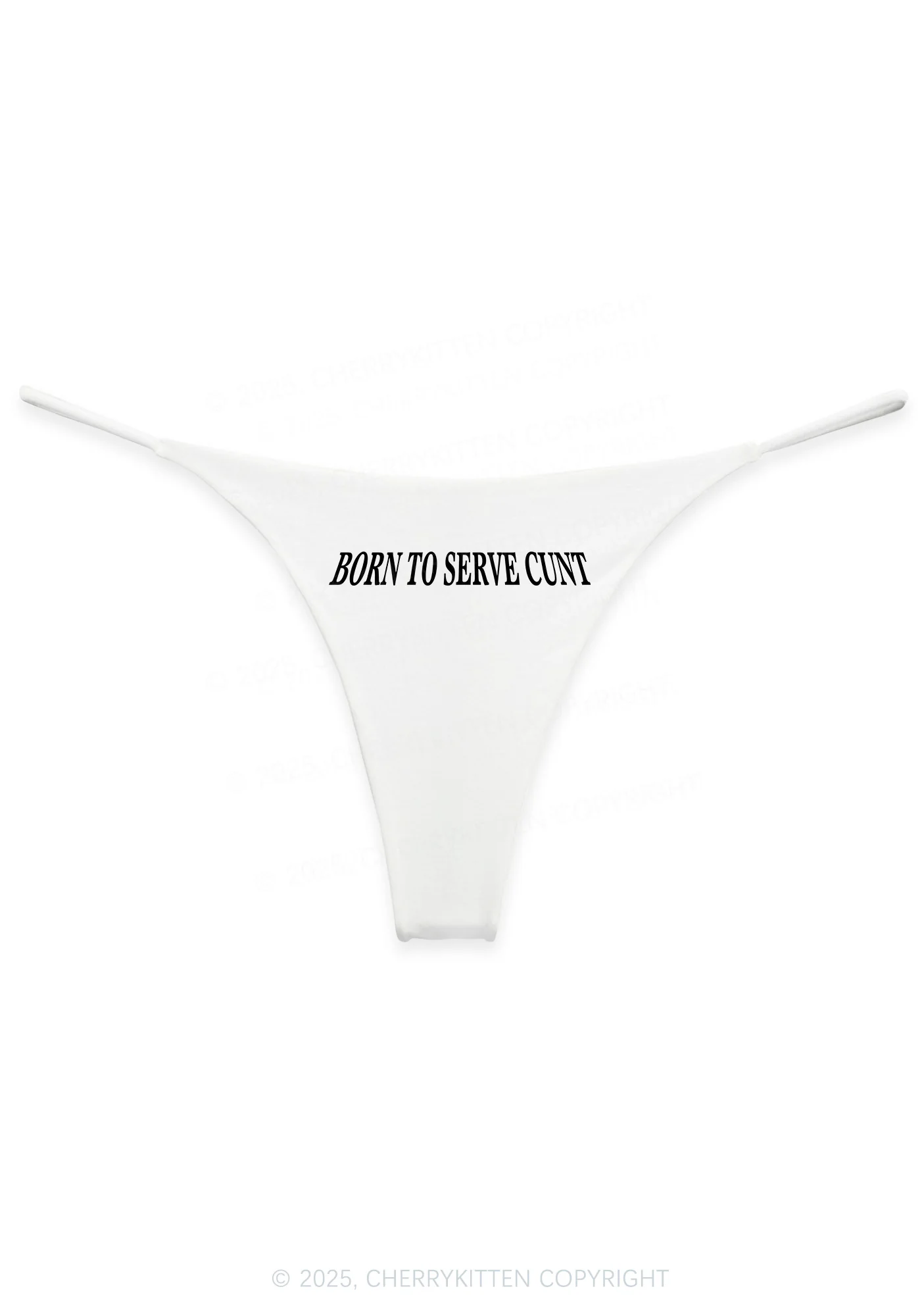Born To Serve Cxxt Y2K Bikini String Thong Cherrykitten - Image 6