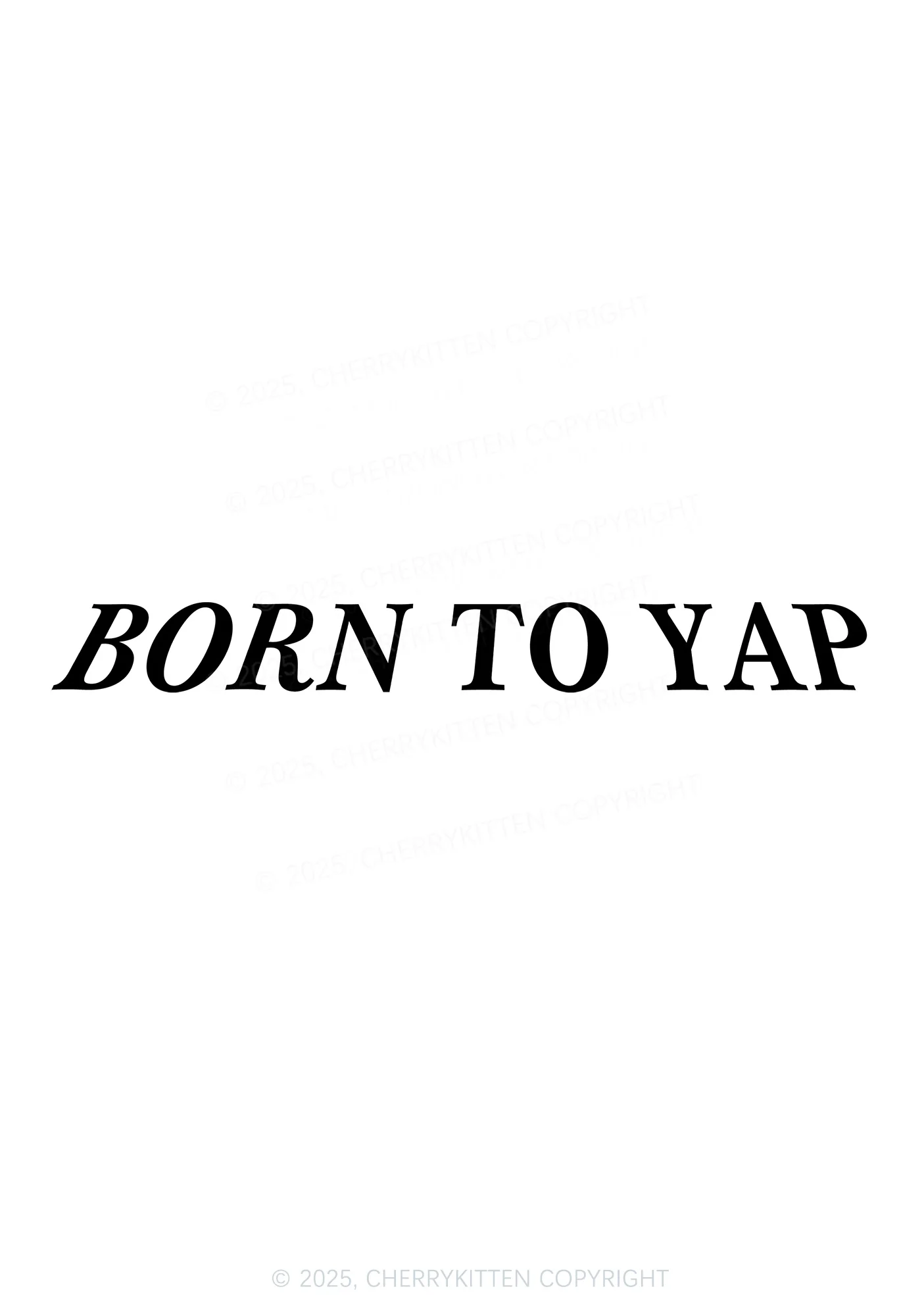 Born To Yap Y2K Bikini String Thong Cherrykitten - Image 2