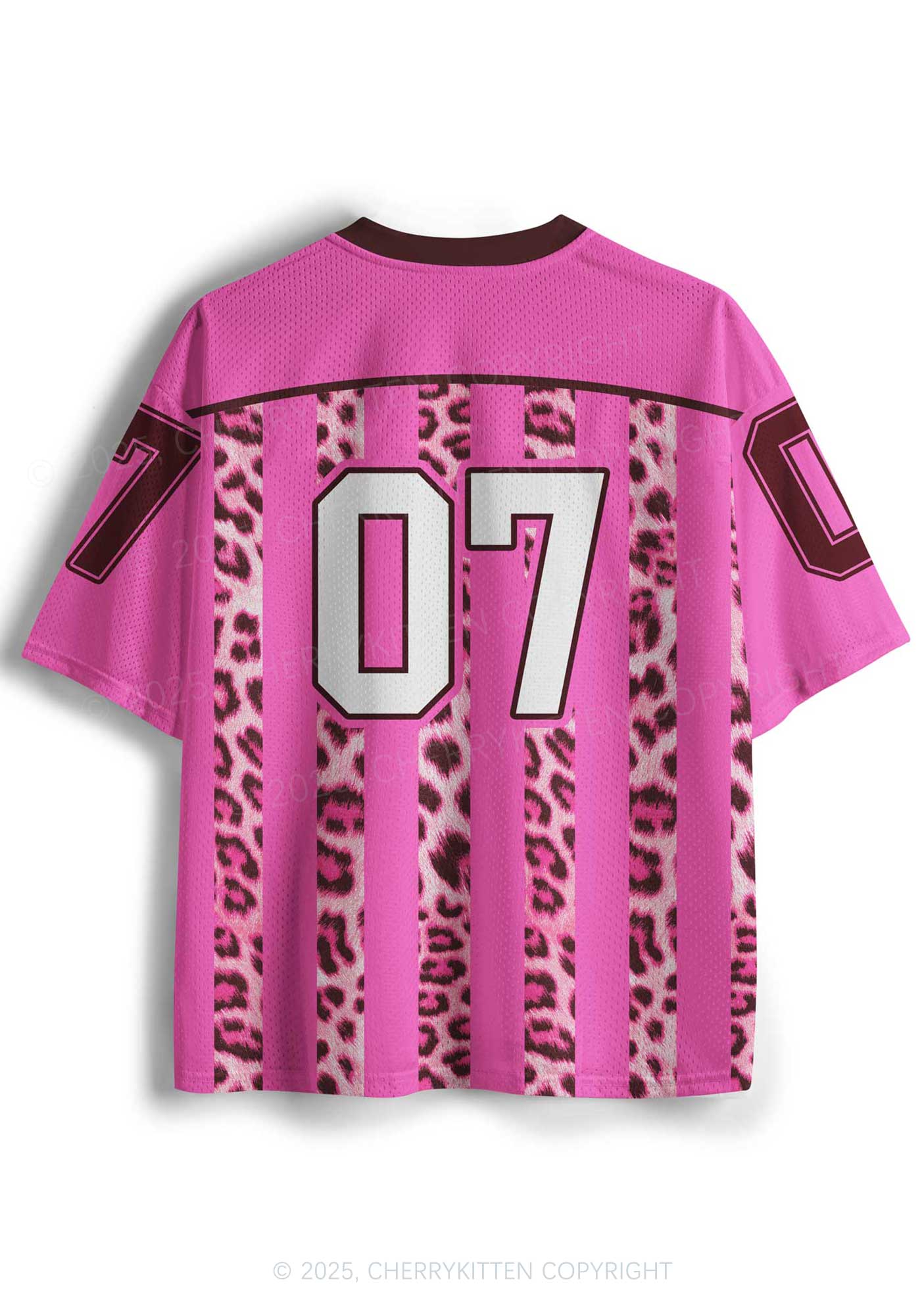 Custom Born To Yap Y2K Mesh Jersey Shirts Cherrykitten - Image 2