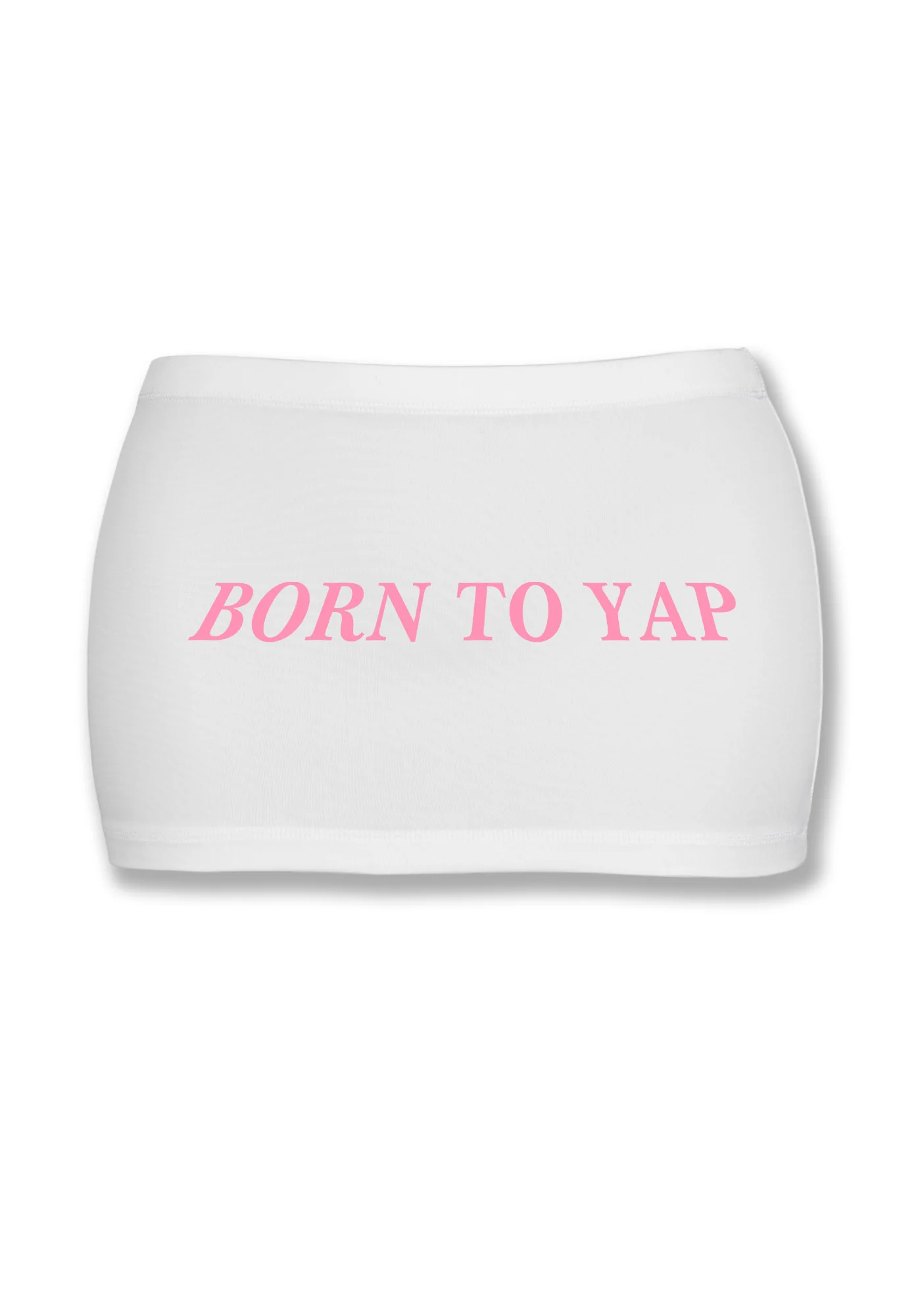 Born To Yap Y2K Mini Hip Skirt Cherrykitten - Image 3