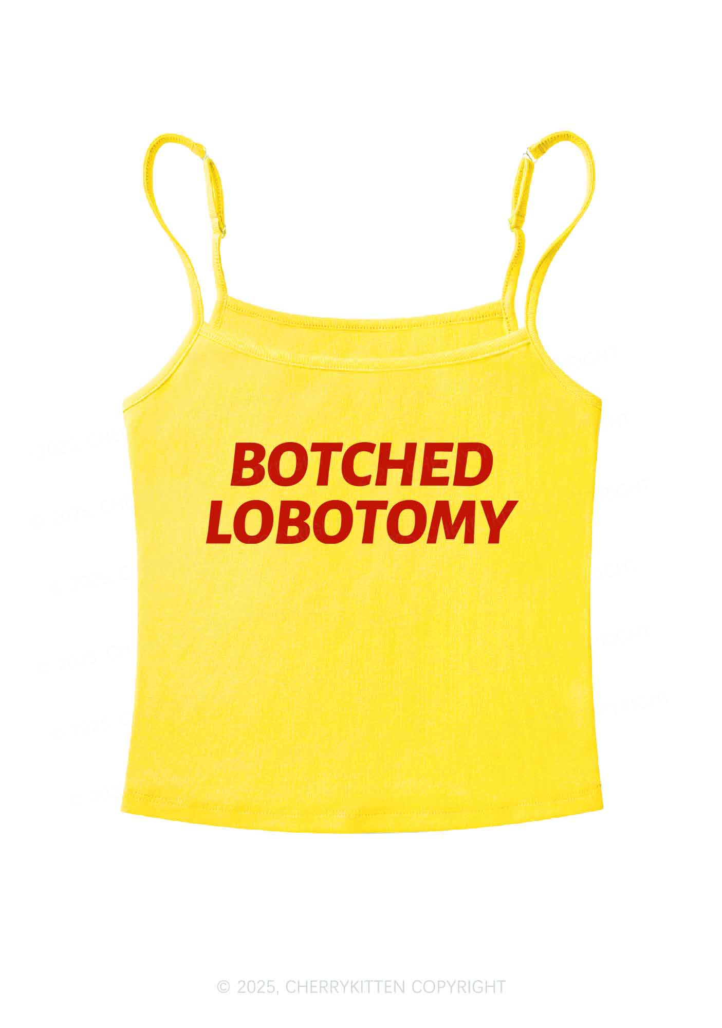 Botched Lobotomy Y2K Spaghetti Strap Cami Cherrykitten - Image 6
