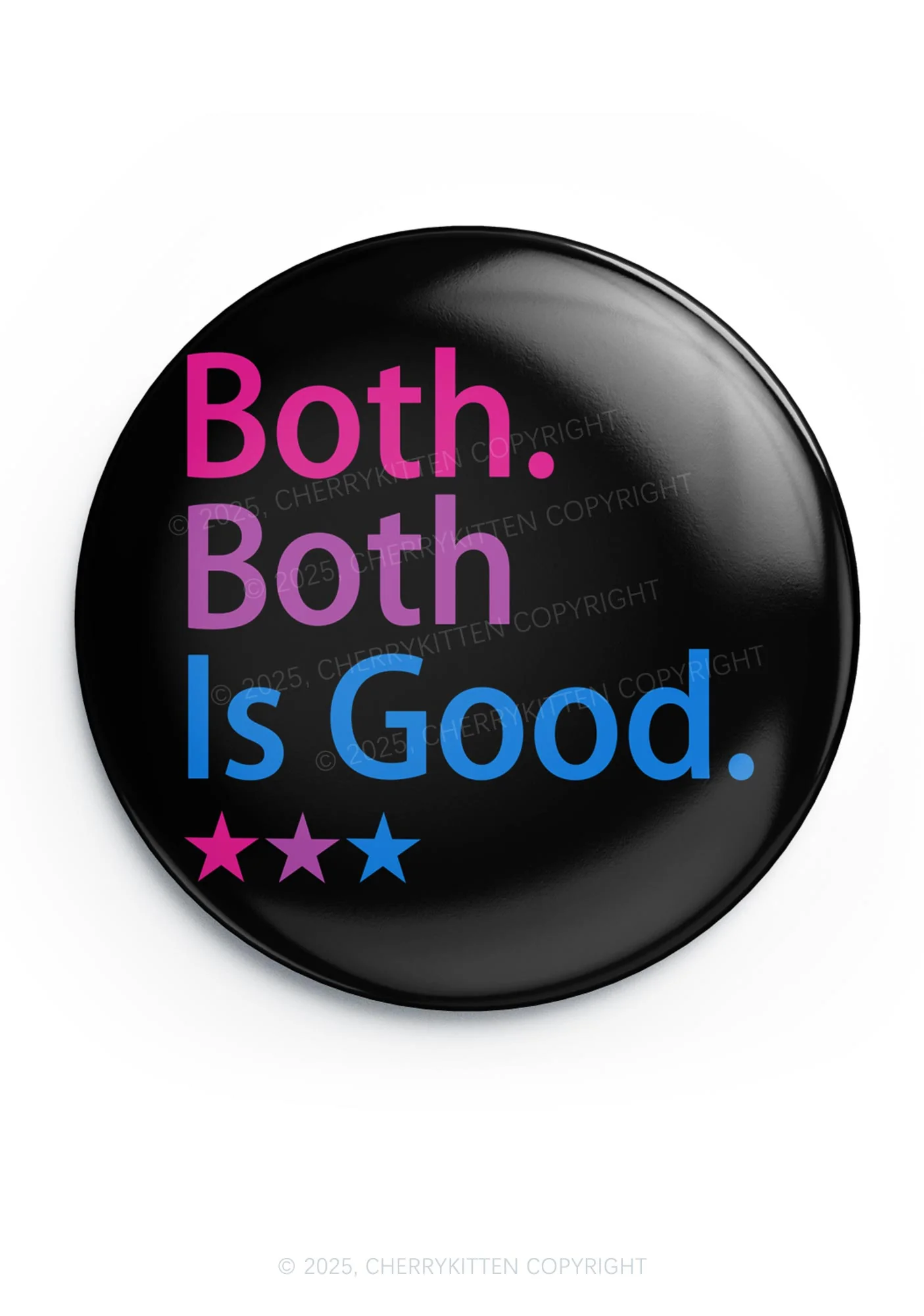 Both Is Good Pride 1Pc Y2K Pin Badge Cherrykitten - Image 3