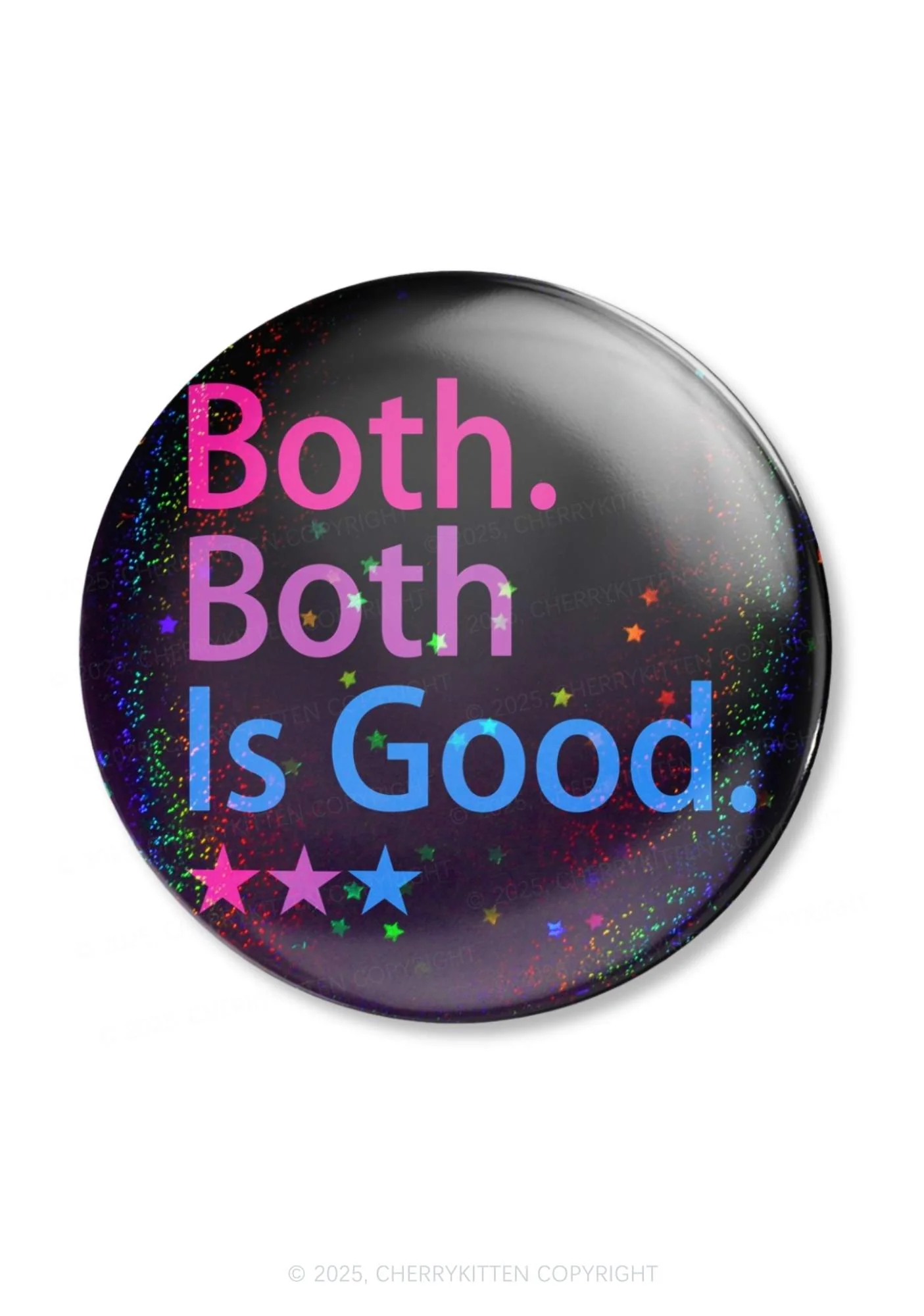 Both Is Good Pride 1Pc Y2K Pin Badge Cherrykitten - Image 4
