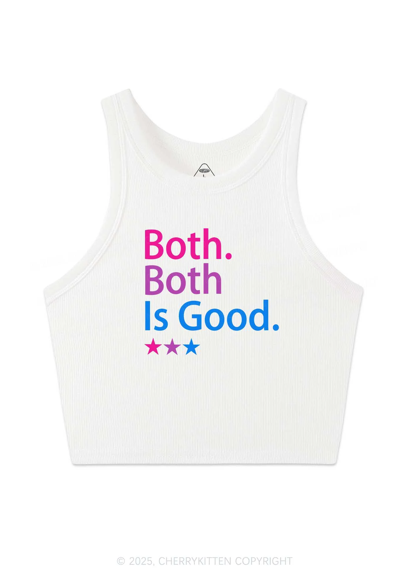 Both Is Good Pride Y2K Crop Tank Top Cherrykitten - Image 3