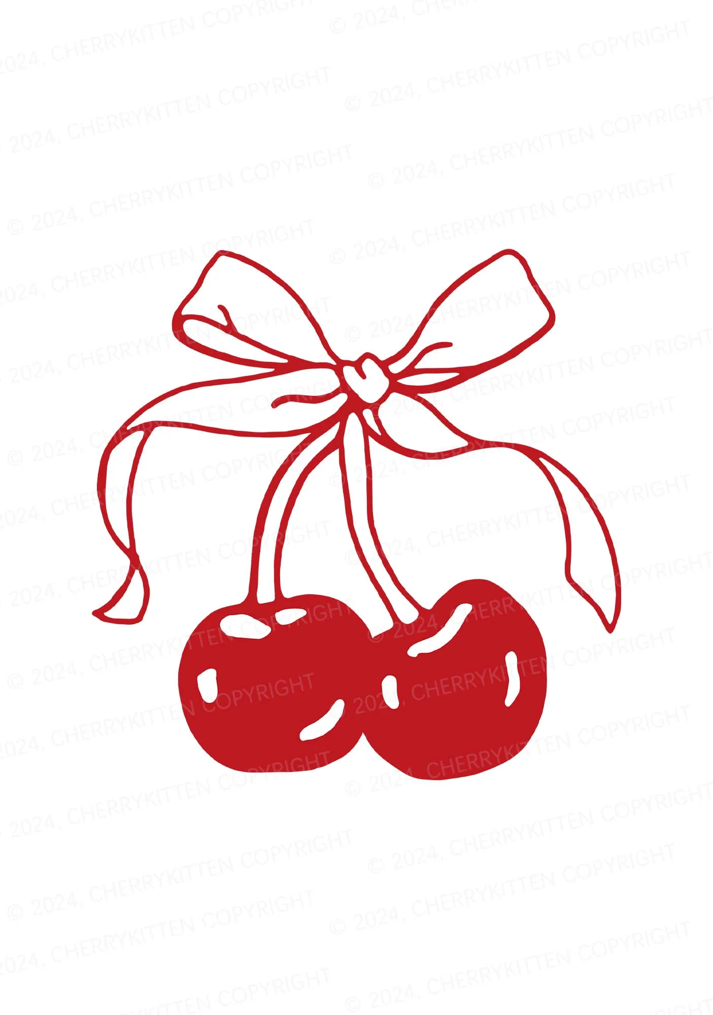 Bow Cherry Y2K Bikini String Thong Cherrykitten - Image 2