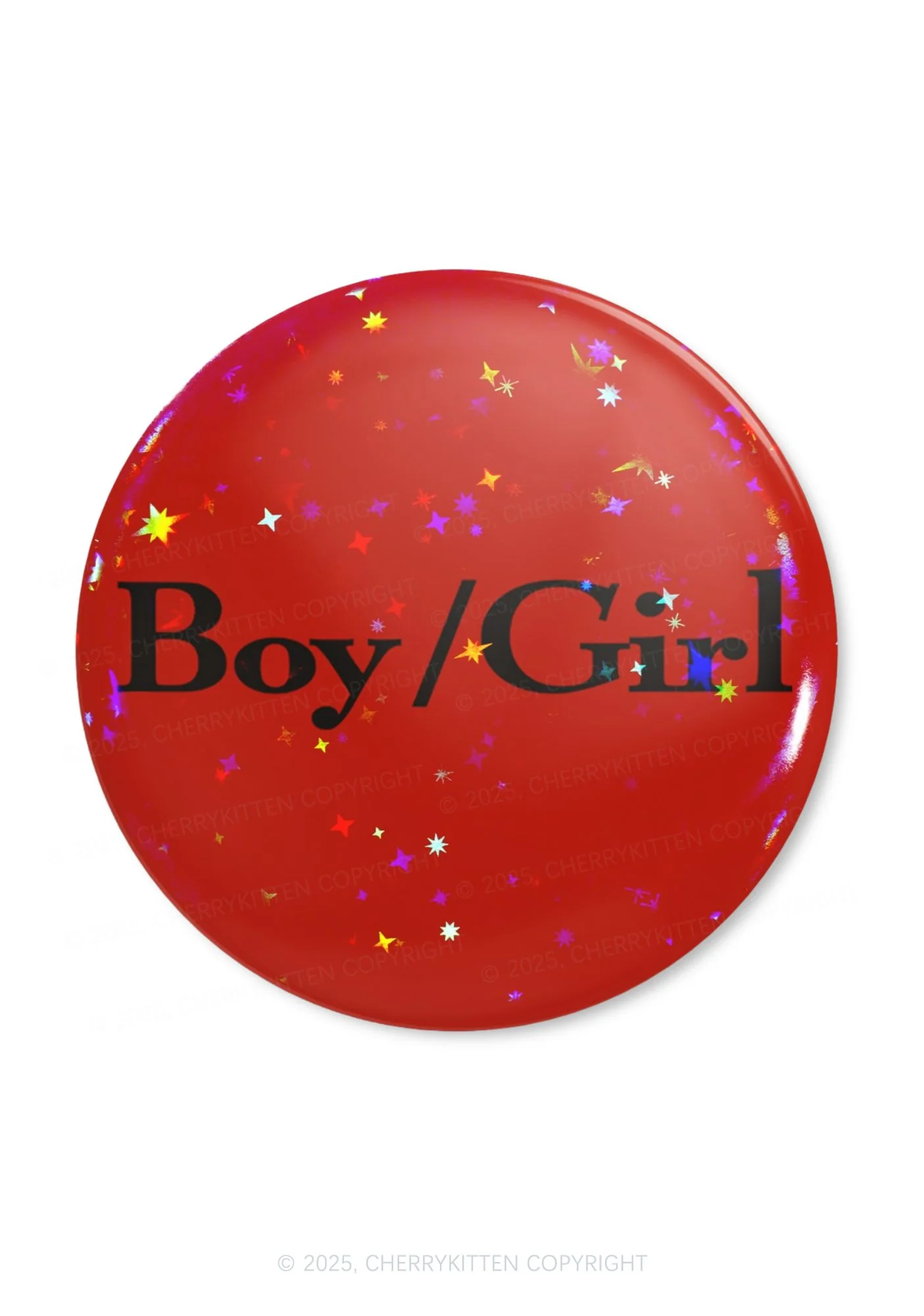 Boy Or Girl Pride 1Pc Y2K Pin Badge Cherrykitten - Image 3