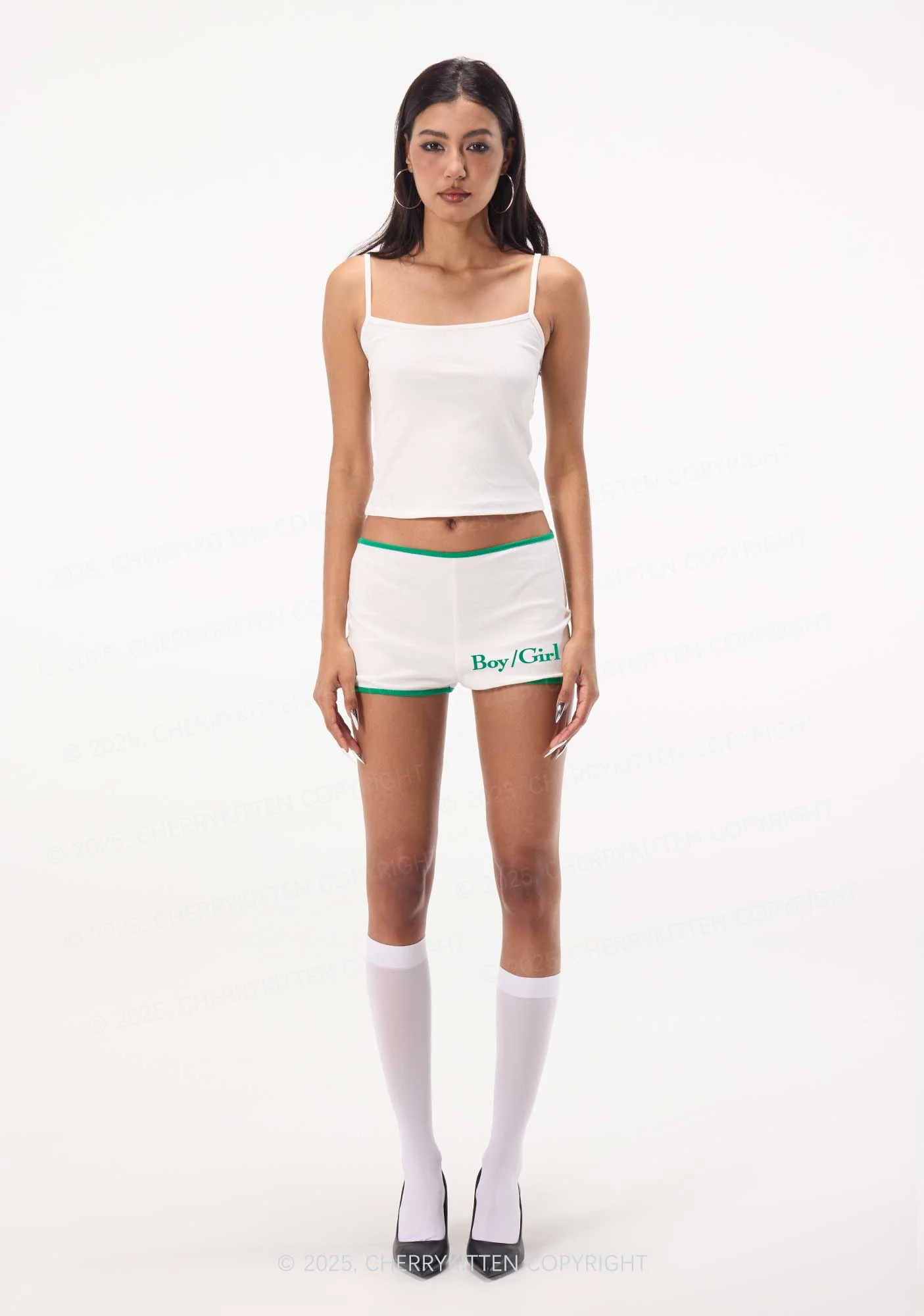 Boy Or Girl Pride Y2K Booty Shorts Cherrykitten - Image 2