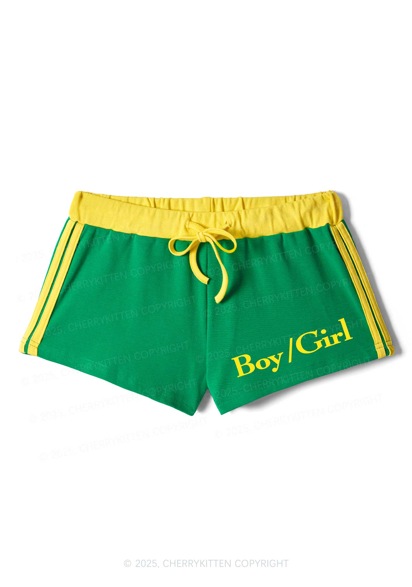 Boy Or Girl Pride Y2K Drawstring Mini Shorts Cherrykitten - Image 5