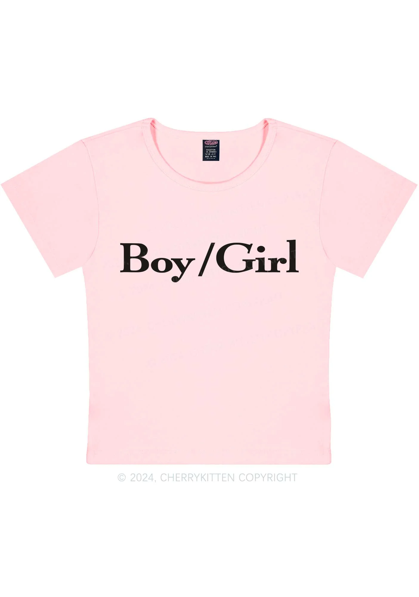 Boy Or Girl Y2K Baby Tee Cherrykitten - Image 11