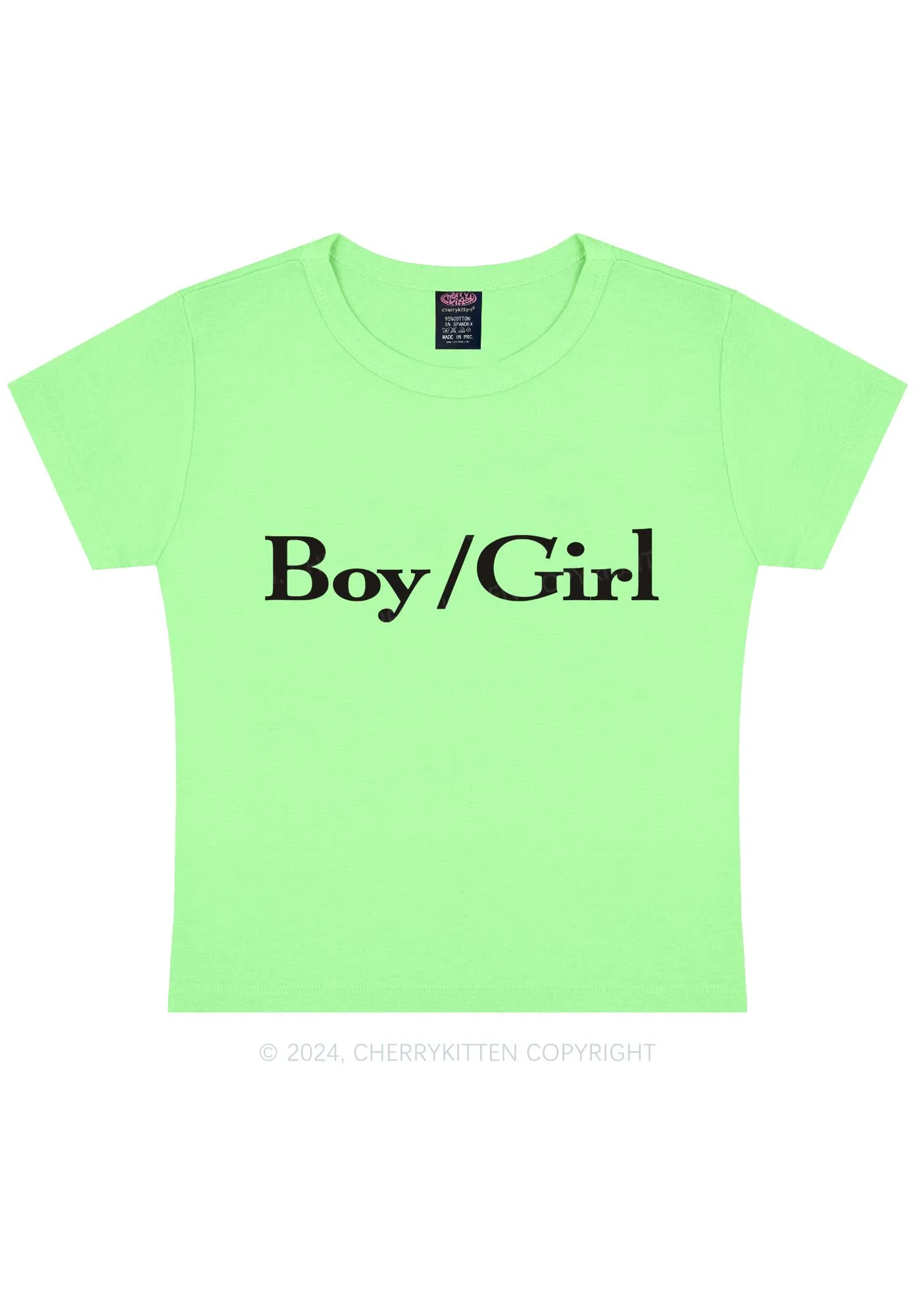 Boy Or Girl Y2K Baby Tee Cherrykitten - Image 12