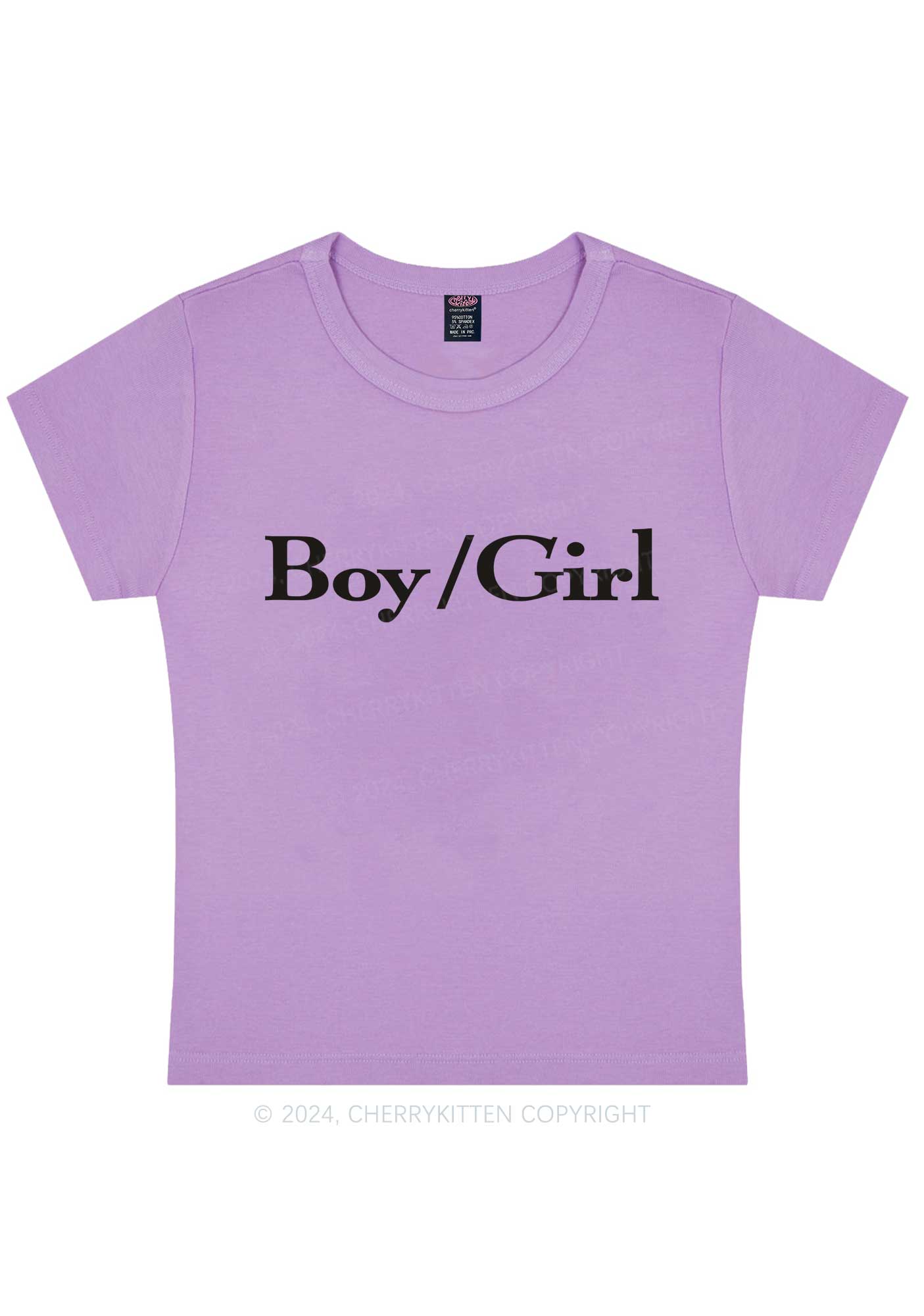 Boy Or Girl Y2K Baby Tee Cherrykitten - Image 6
