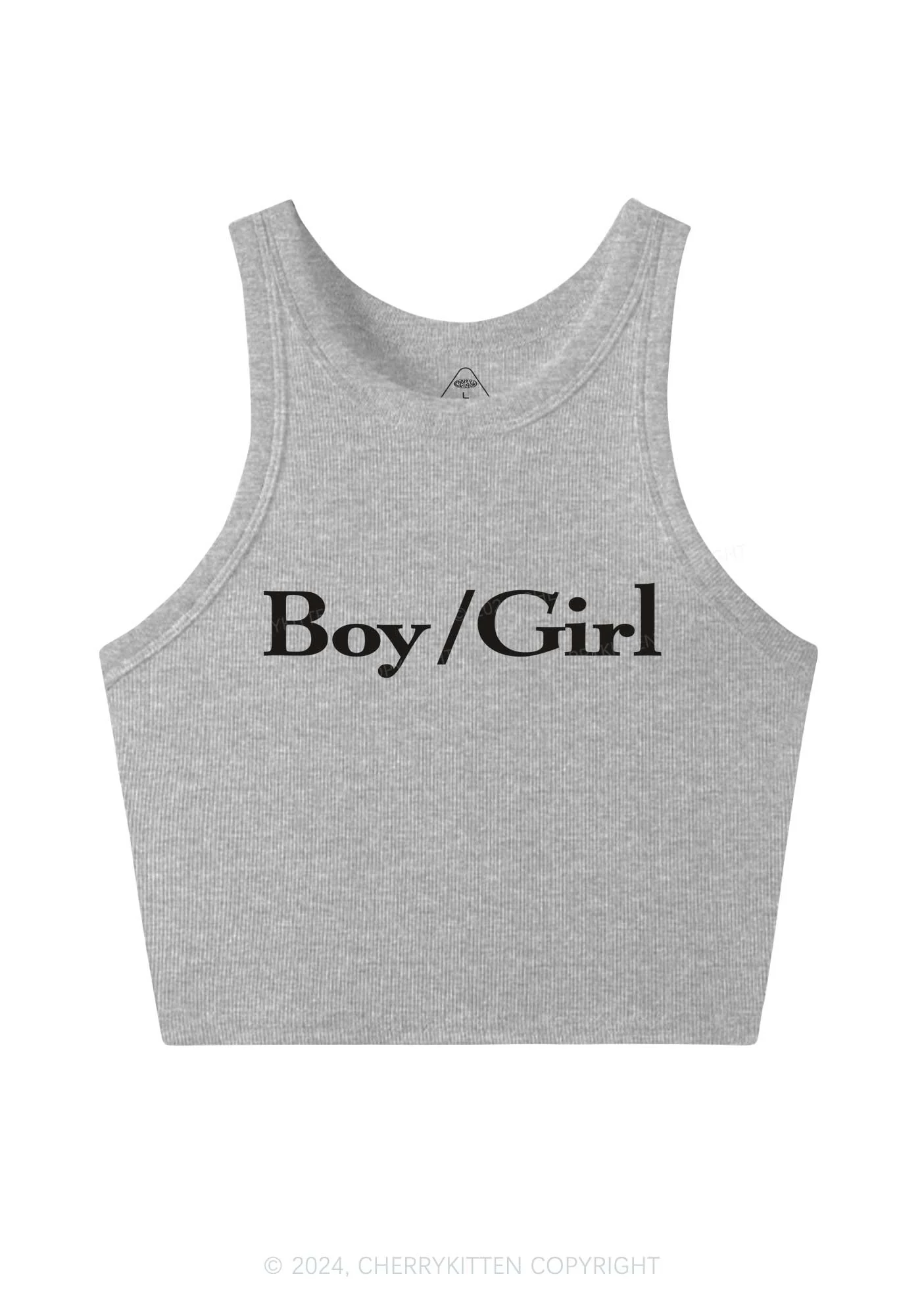 Boy Or Girl Y2K Crop Tank Top Cherrykitten - Image 5