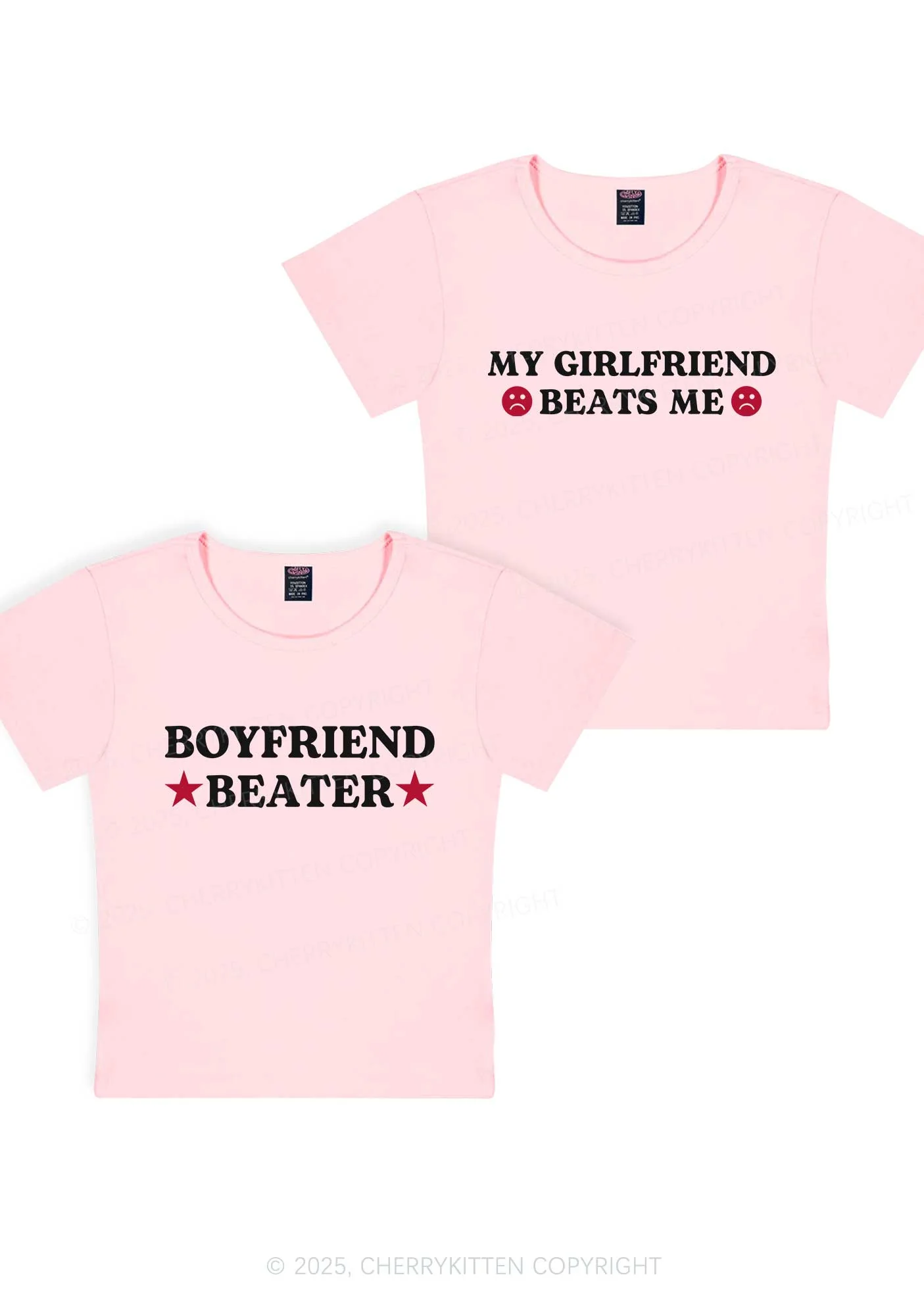 Boyfriend Beater Y2K Valentine's Day Baby Tee Cherrykitten - Image 13