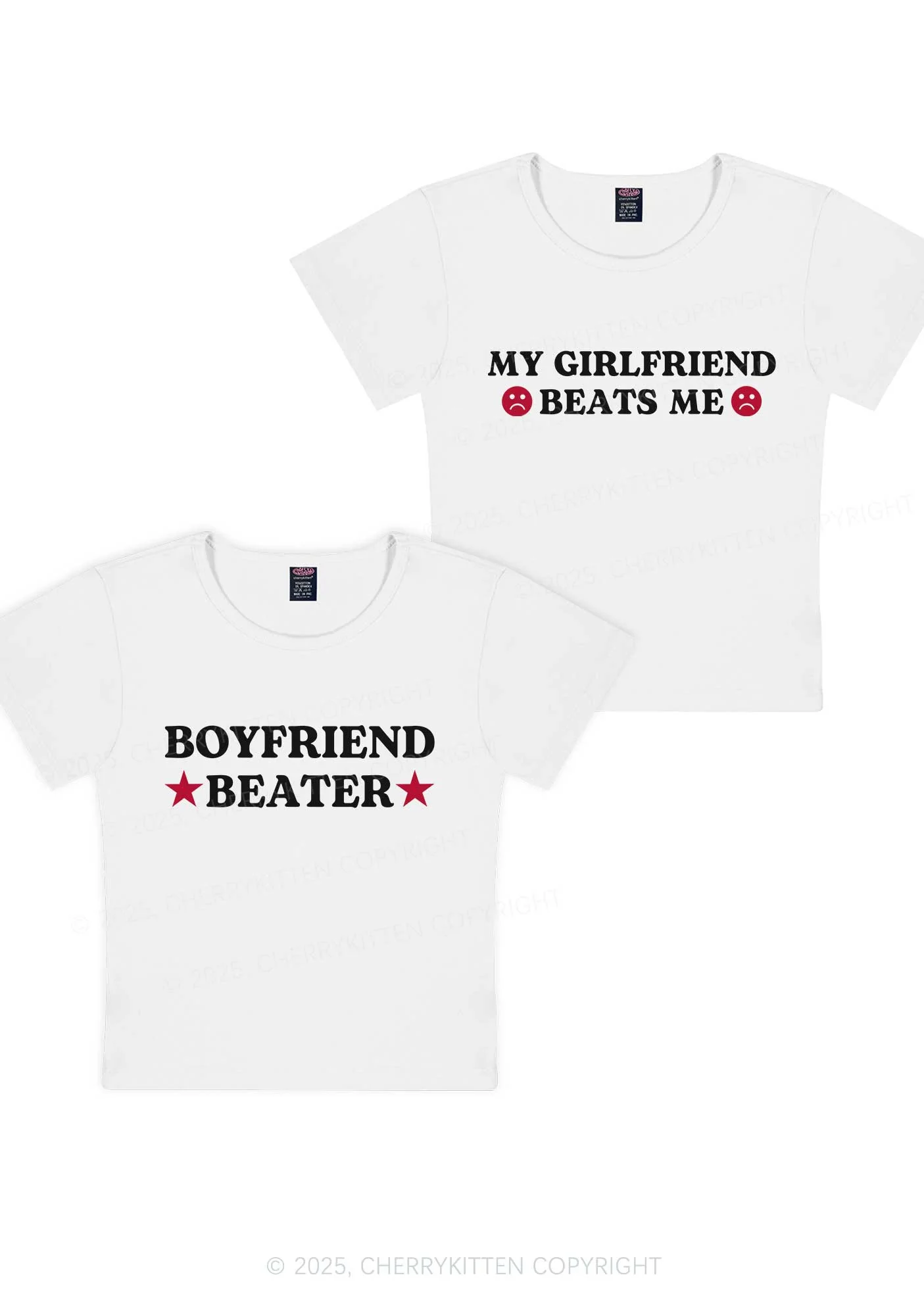 Boyfriend Beater Y2K Valentine's Day Baby Tee Cherrykitten - Image 5