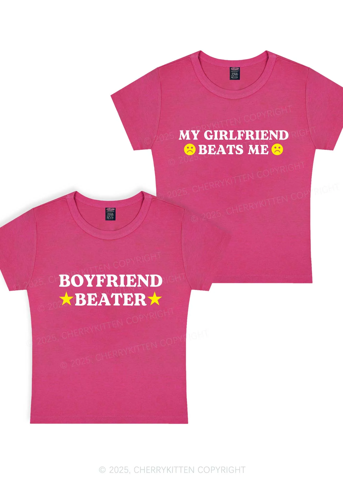 Boyfriend Beater Y2K Valentine's Day Baby Tee Cherrykitten - Image 7