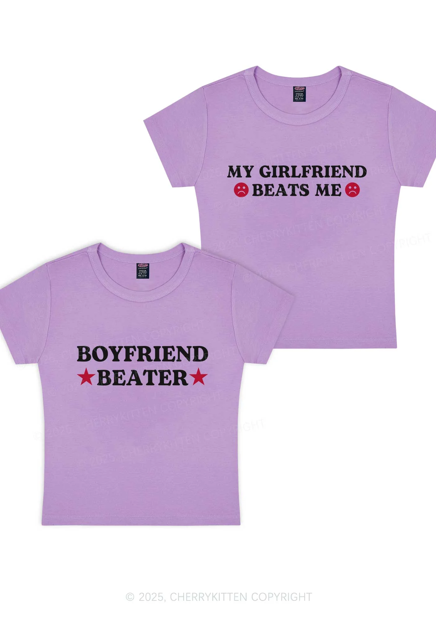 Boyfriend Beater Y2K Valentine's Day Baby Tee Cherrykitten - Image 8