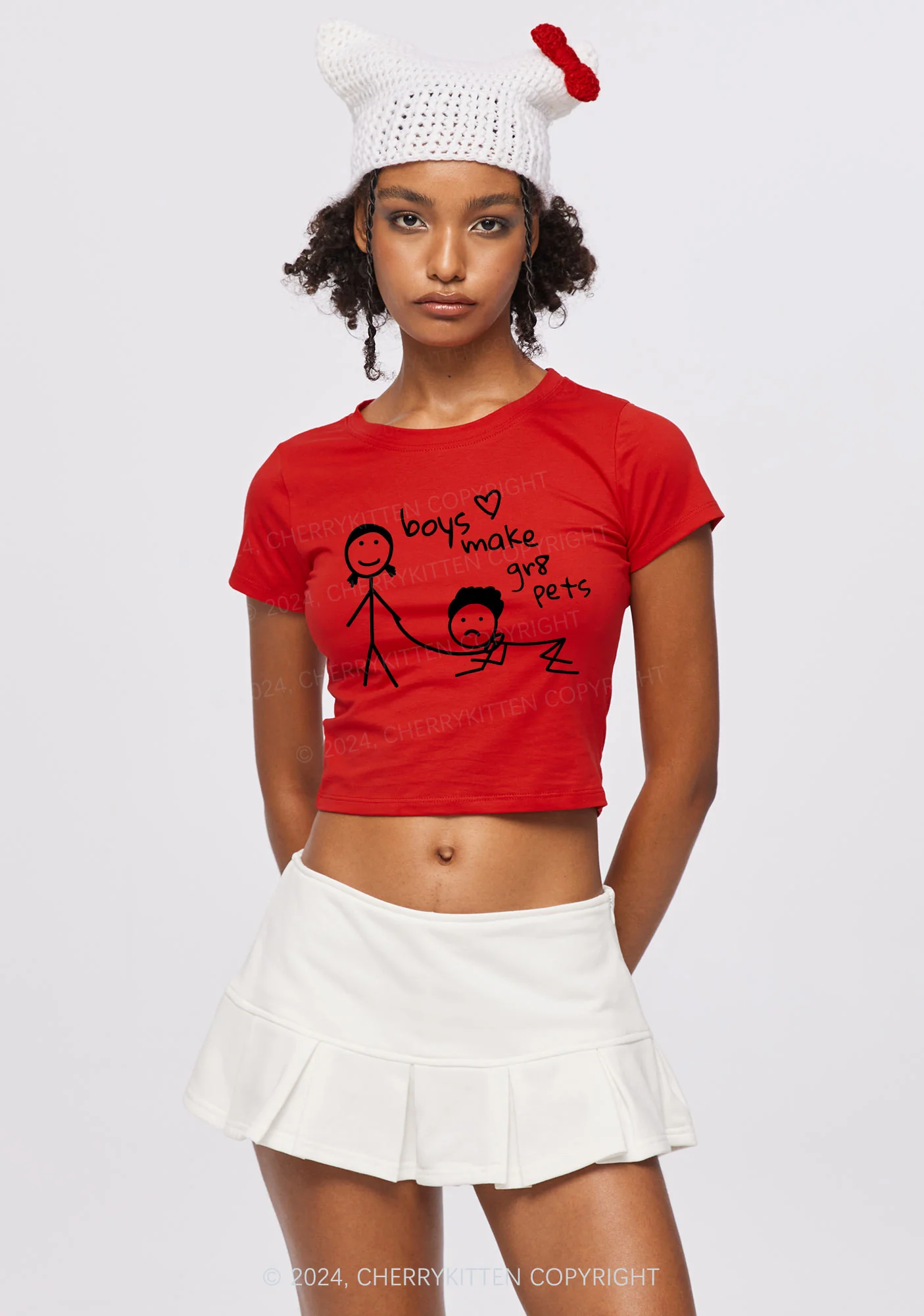 Boys Make Gr8 Pets Y2K Baby Tee - Image 2