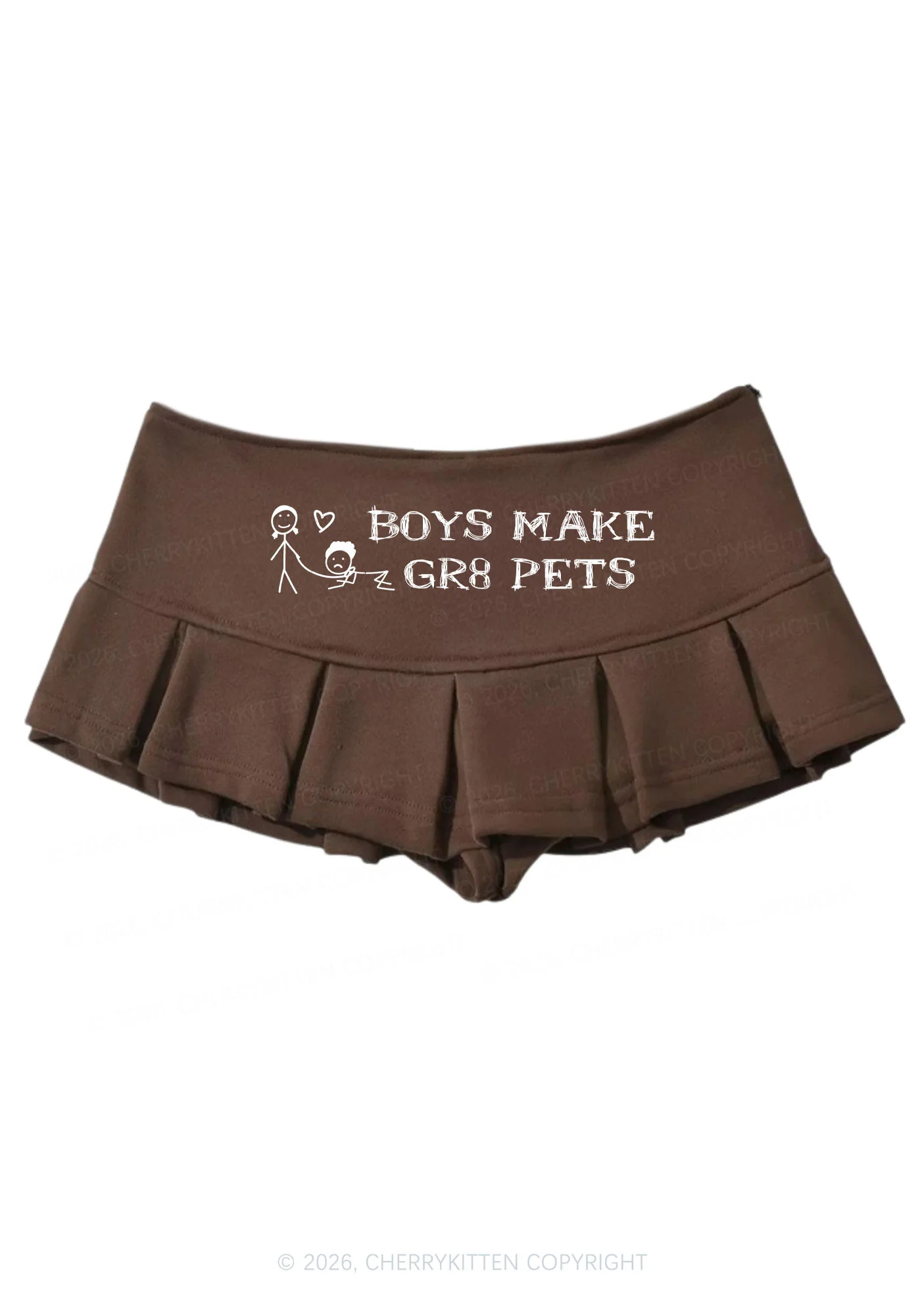 Boys Make Gr8 Pets Y2K Mini Pleated Skirts Cherrykitten - Image 5