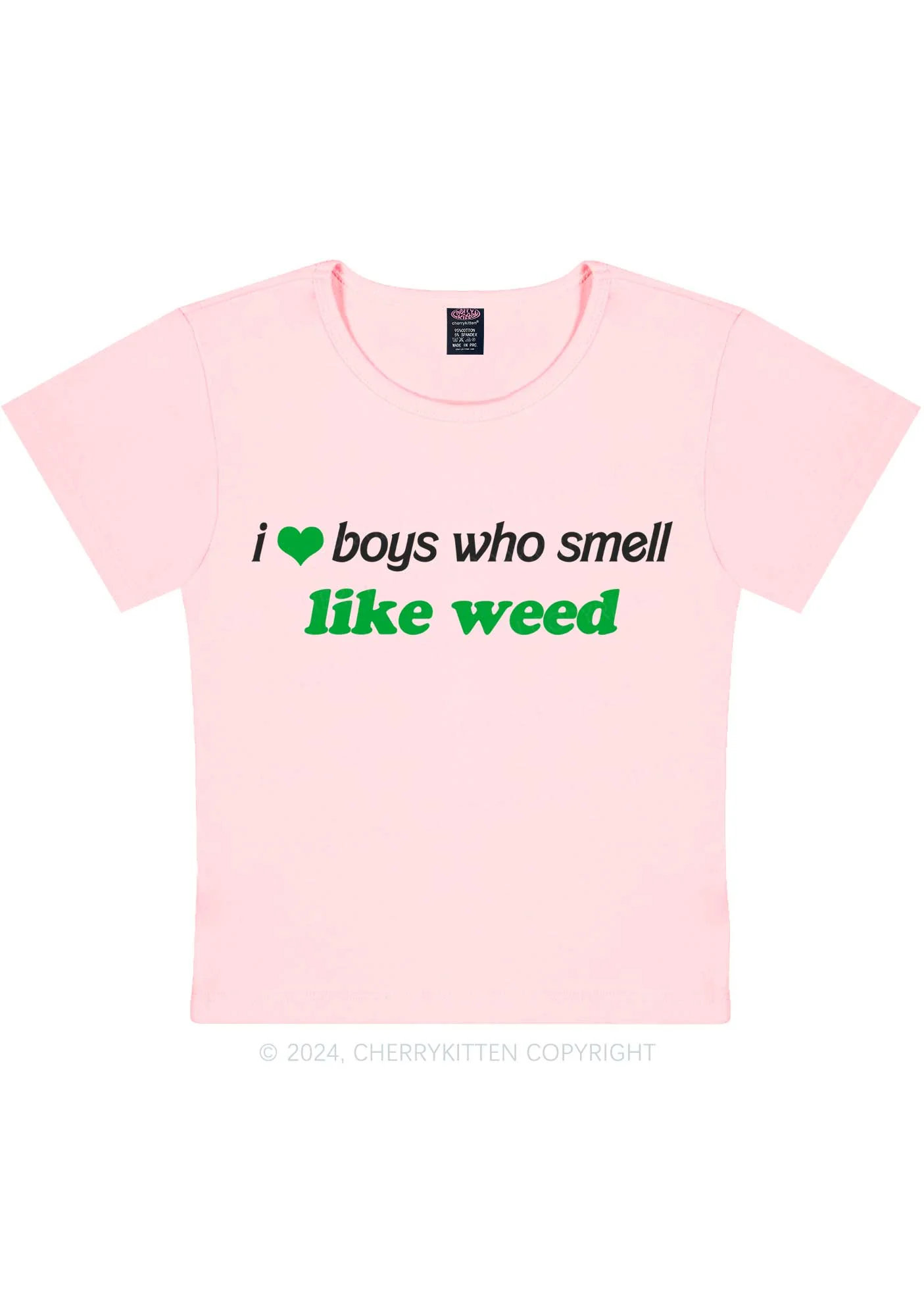 Boys Smell Like Wxxd Y2K Baby Tee Cherrykitten - Image 10