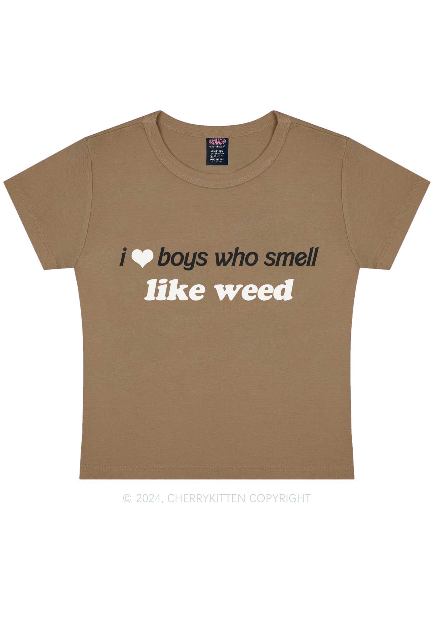Boys Smell Like Wxxd Y2K Baby Tee Cherrykitten - Image 12