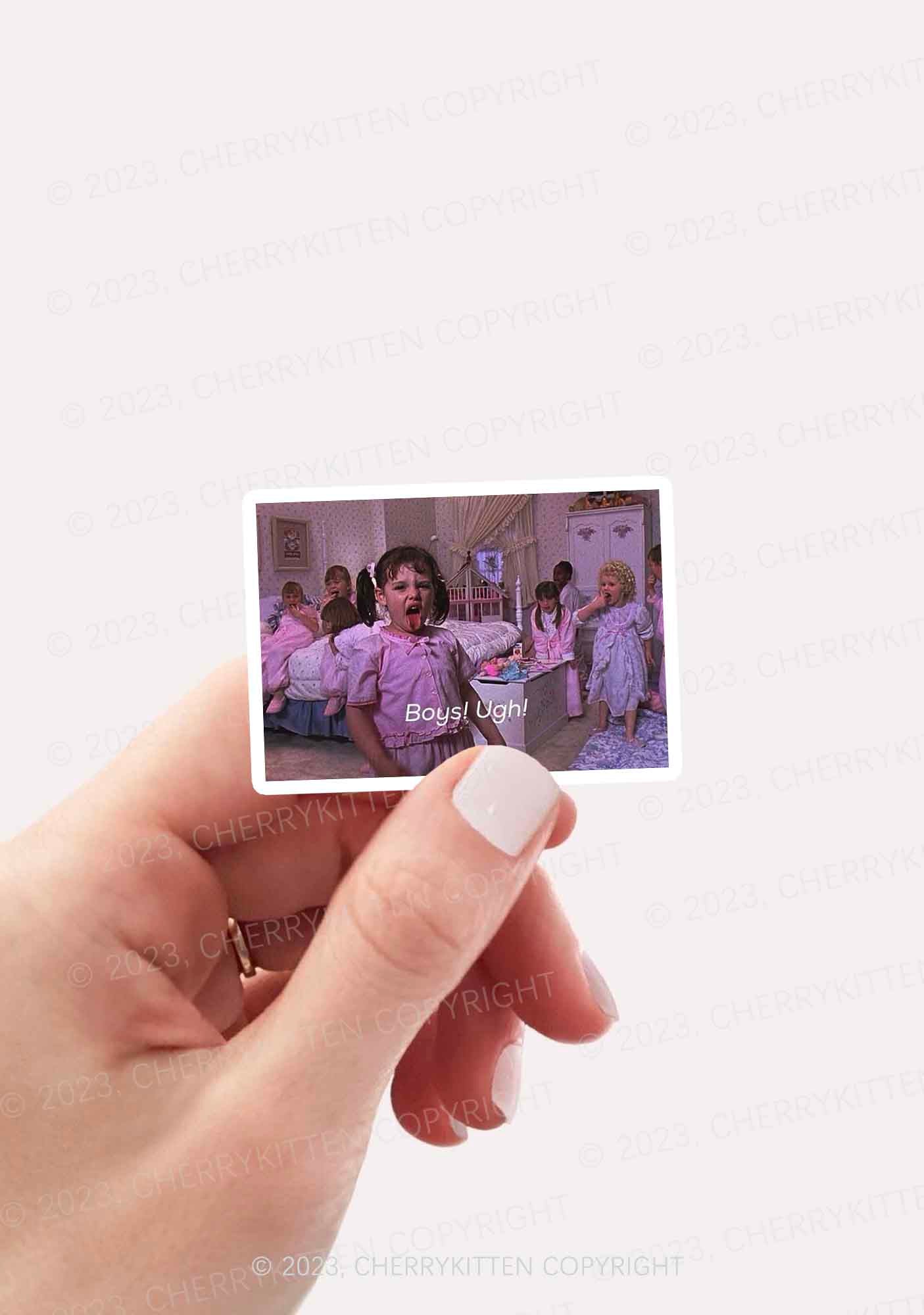 Boys Ugh 1Pc Y2K Sticker Cherrykitten - Image 2