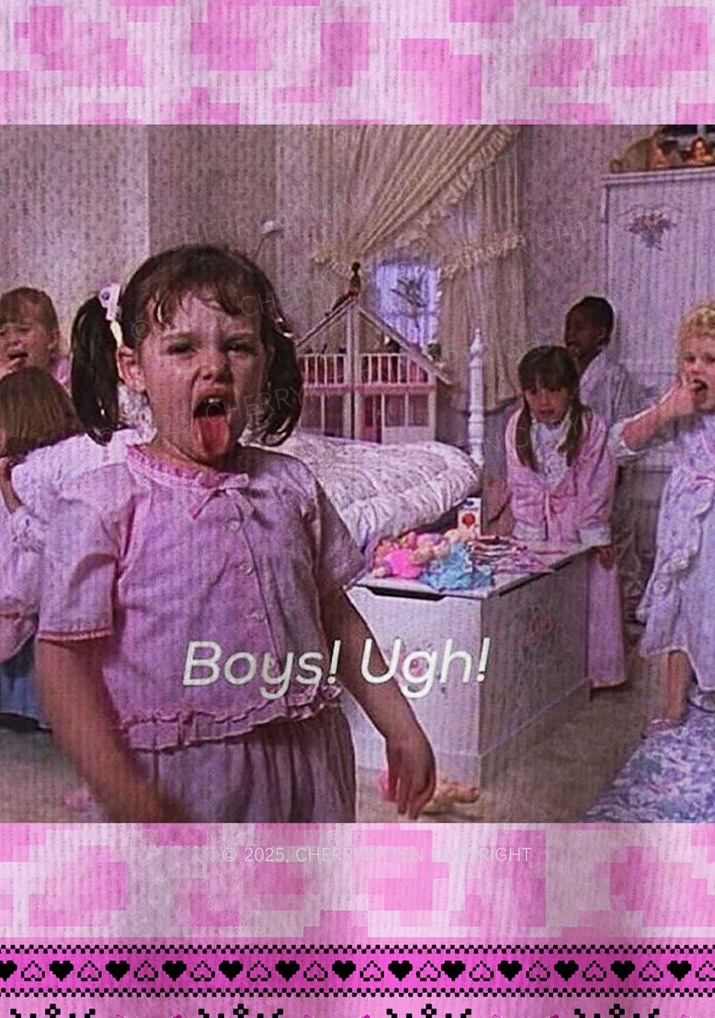 Boys Ugh Y2K Christmas Knit Sweatshirt Cherrykitten - Image 6