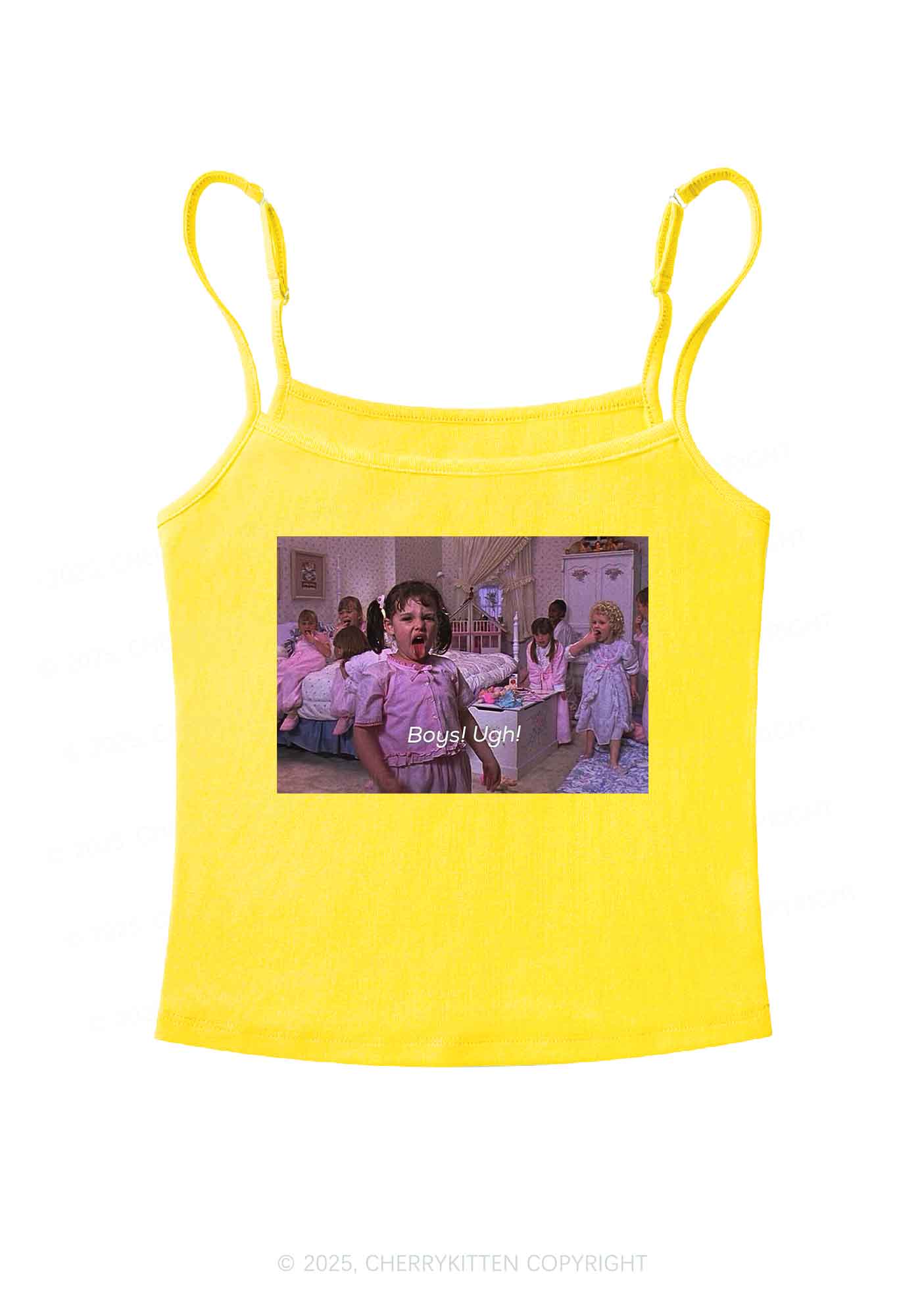 Boys Ugh Y2K Spaghetti Strap Cami Cherrykitten - Image 7