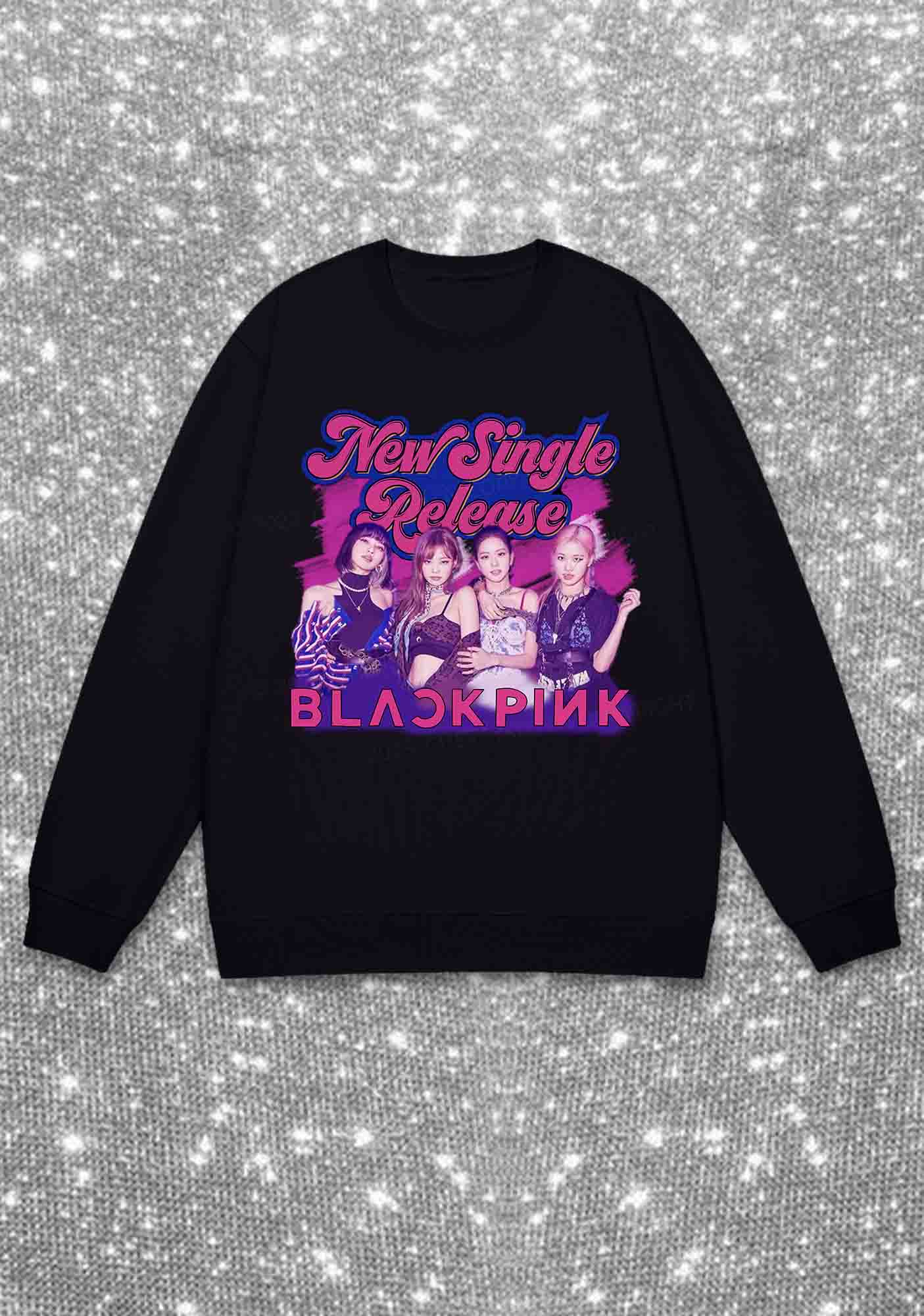 BP New Single Release Kpop Y2K Sweatshirt Cherrykitten - Image 3