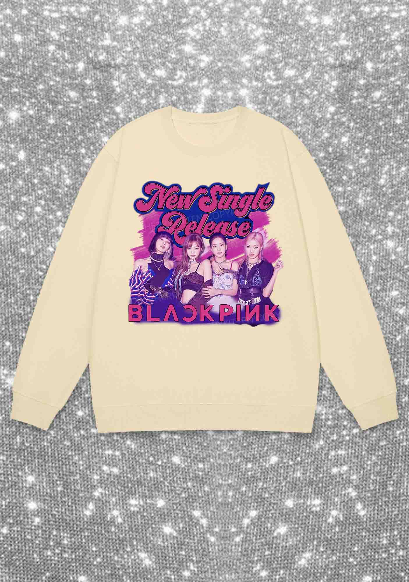 BP New Single Release Kpop Y2K Sweatshirt Cherrykitten - Image 5