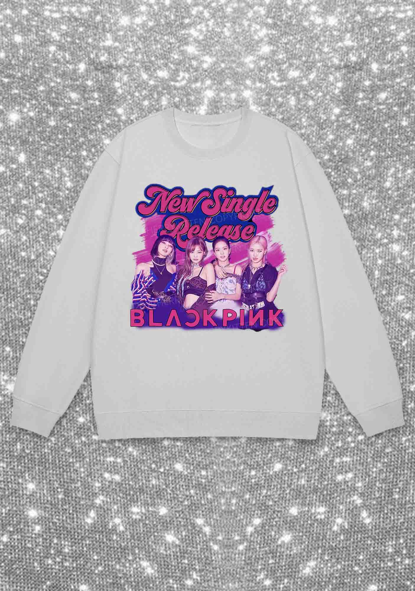 BP New Single Release Kpop Y2K Sweatshirt Cherrykitten - Image 6