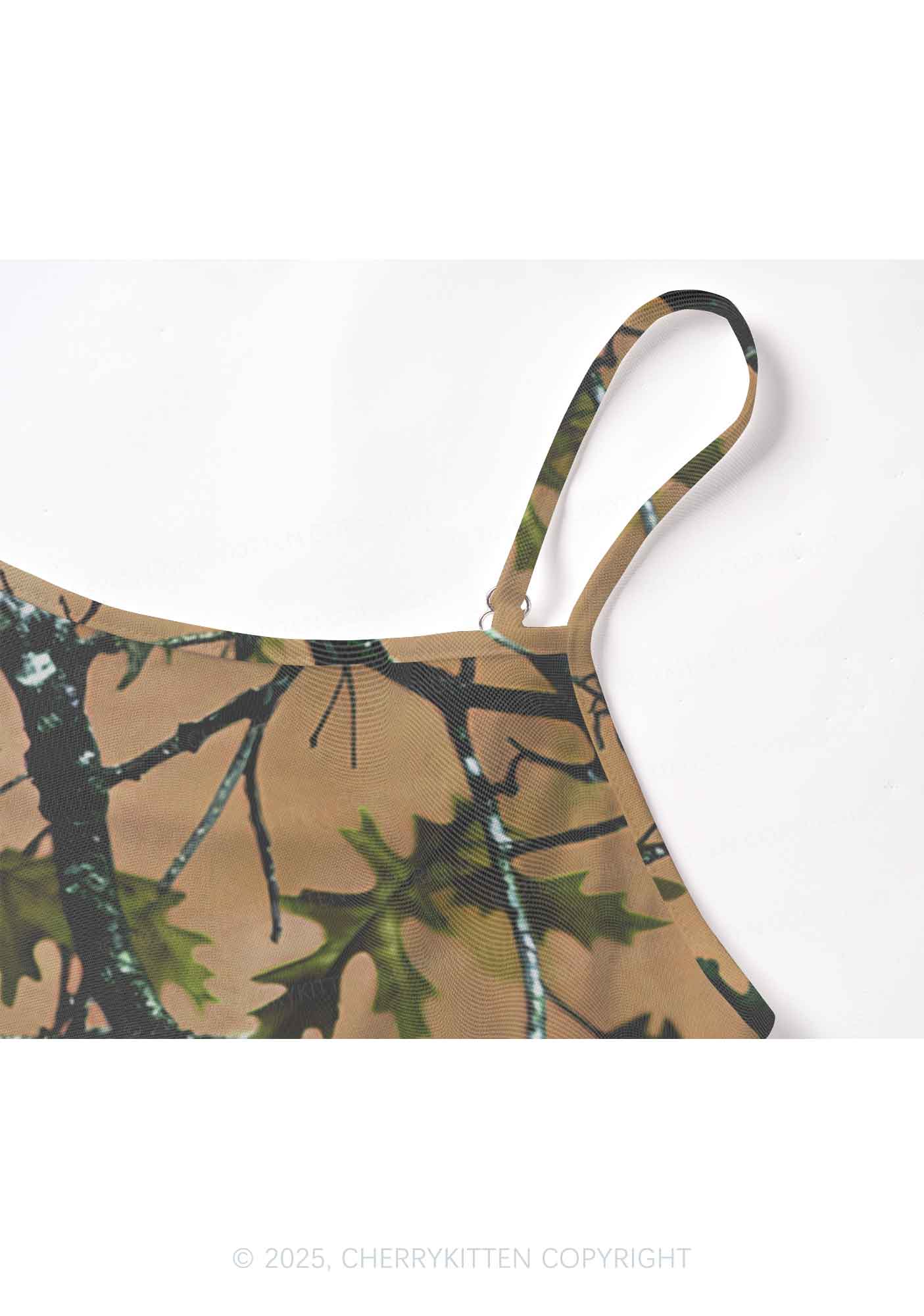Branches Camouflage Y2K Mesh Cami Tank Cherrykitten - Image 5