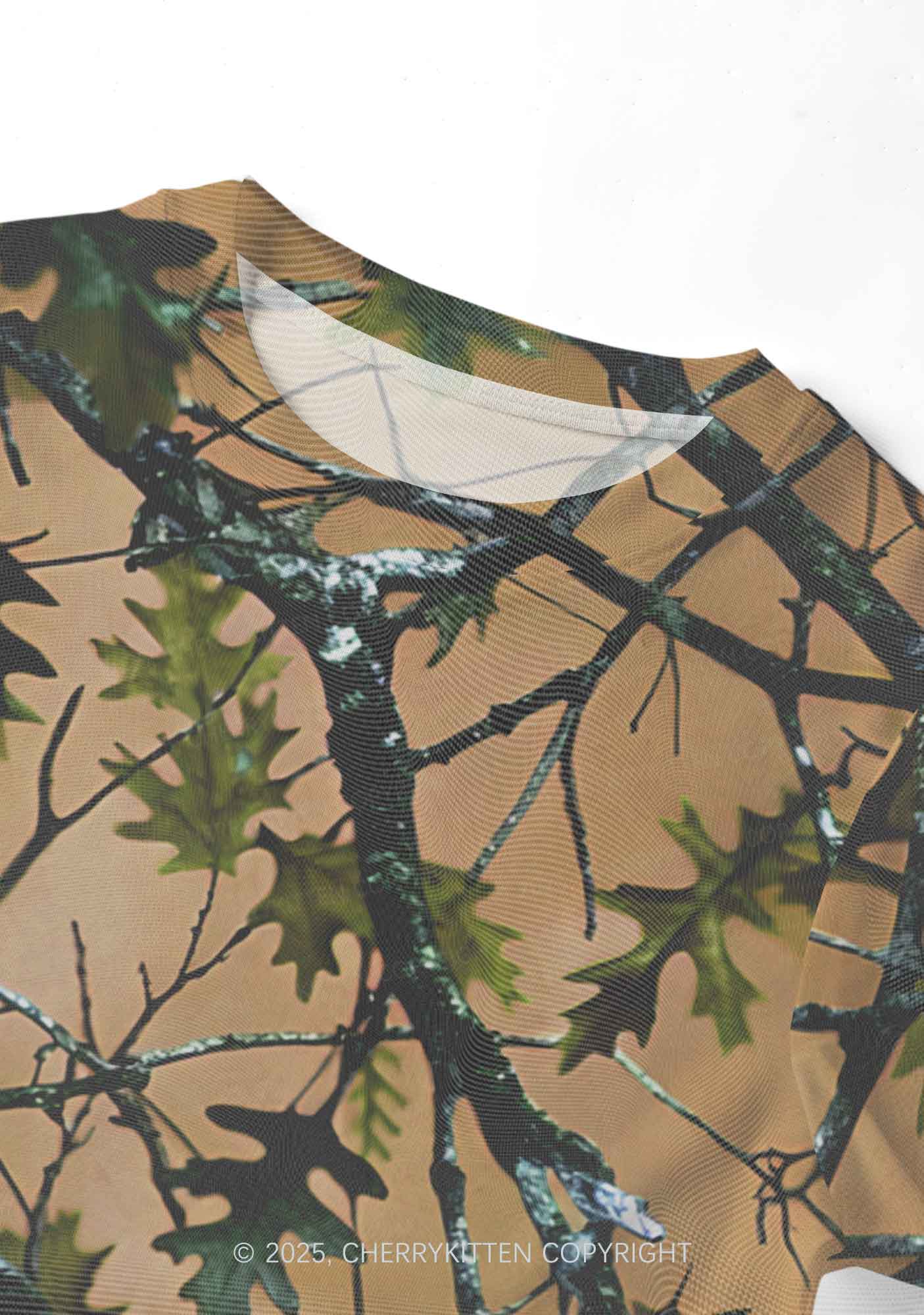 Branches Camouflage Y2K Mesh Crop Top Cherrykitten - Image 3