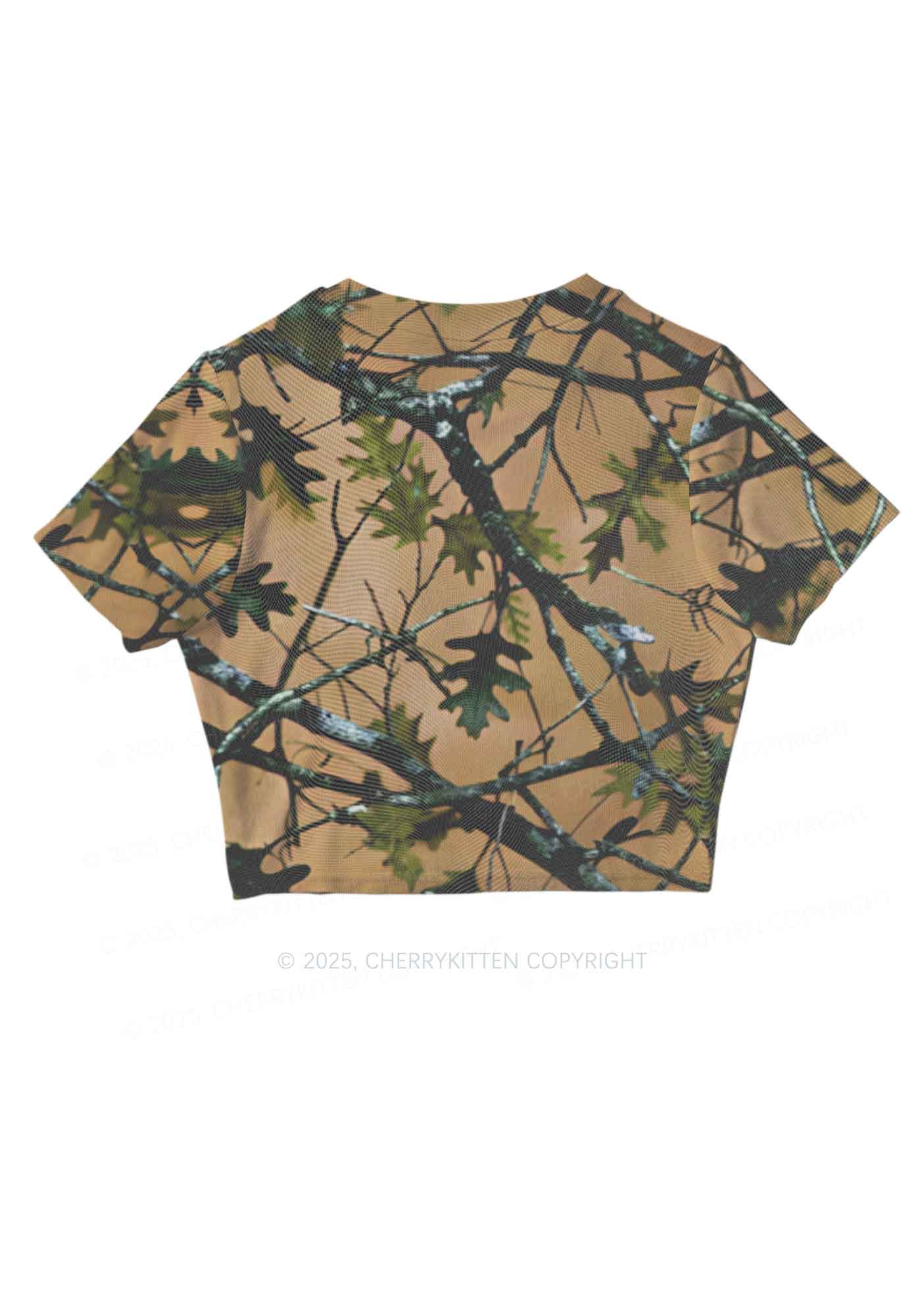 Branches Camouflage Y2K Mesh Crop Top Cherrykitten - Image 5