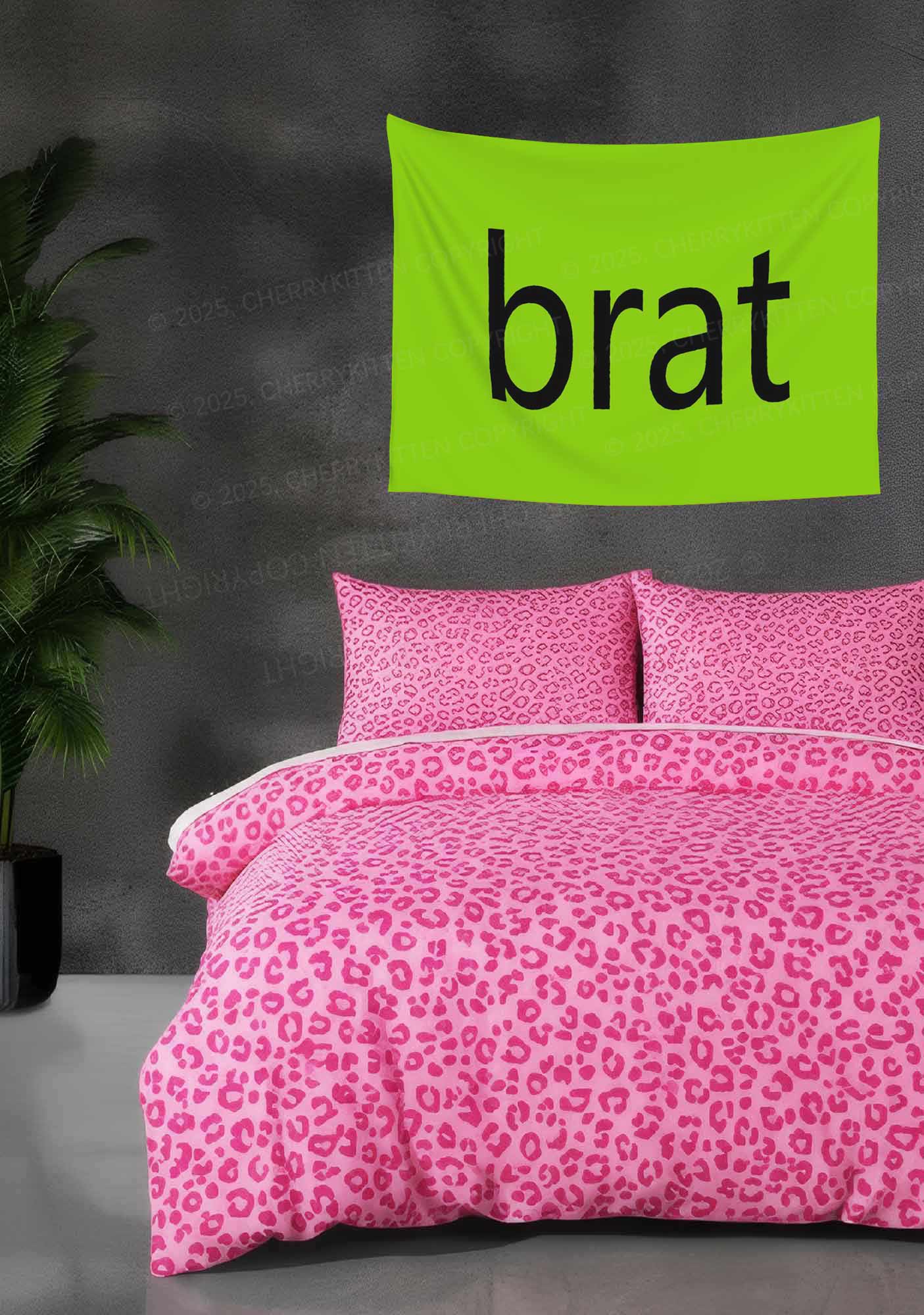 Brat Summer Flag Y2K Tapestry Cherrykitten - Image 2