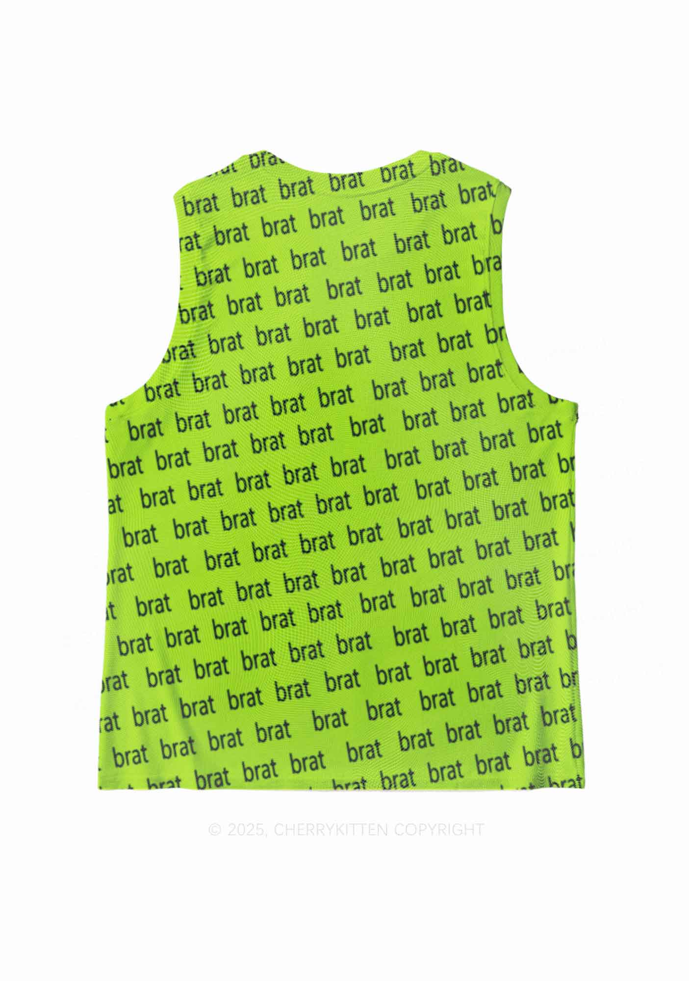 Brat Summer Y2K Mesh Muscle Tank Cherrykitten - Image 3