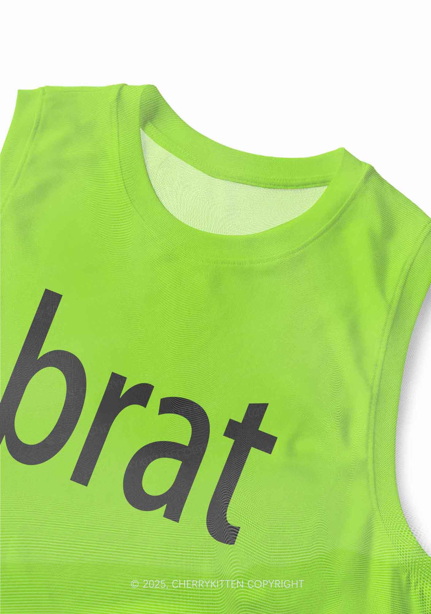 Brat Summer Y2K Mesh Muscle Tank Cherrykitten - Image 3