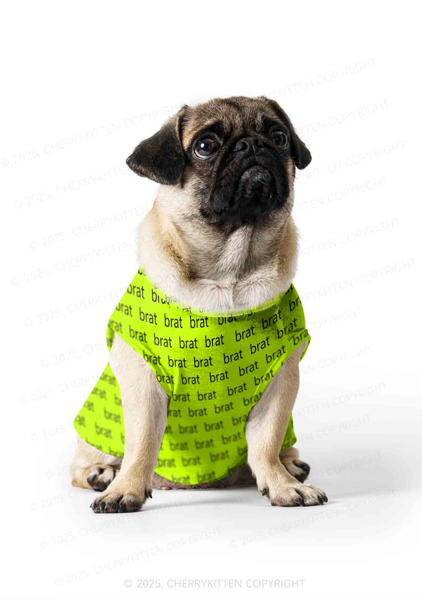 Brat Summer Y2K Pet Tank Top Cherrykitten - Image 3