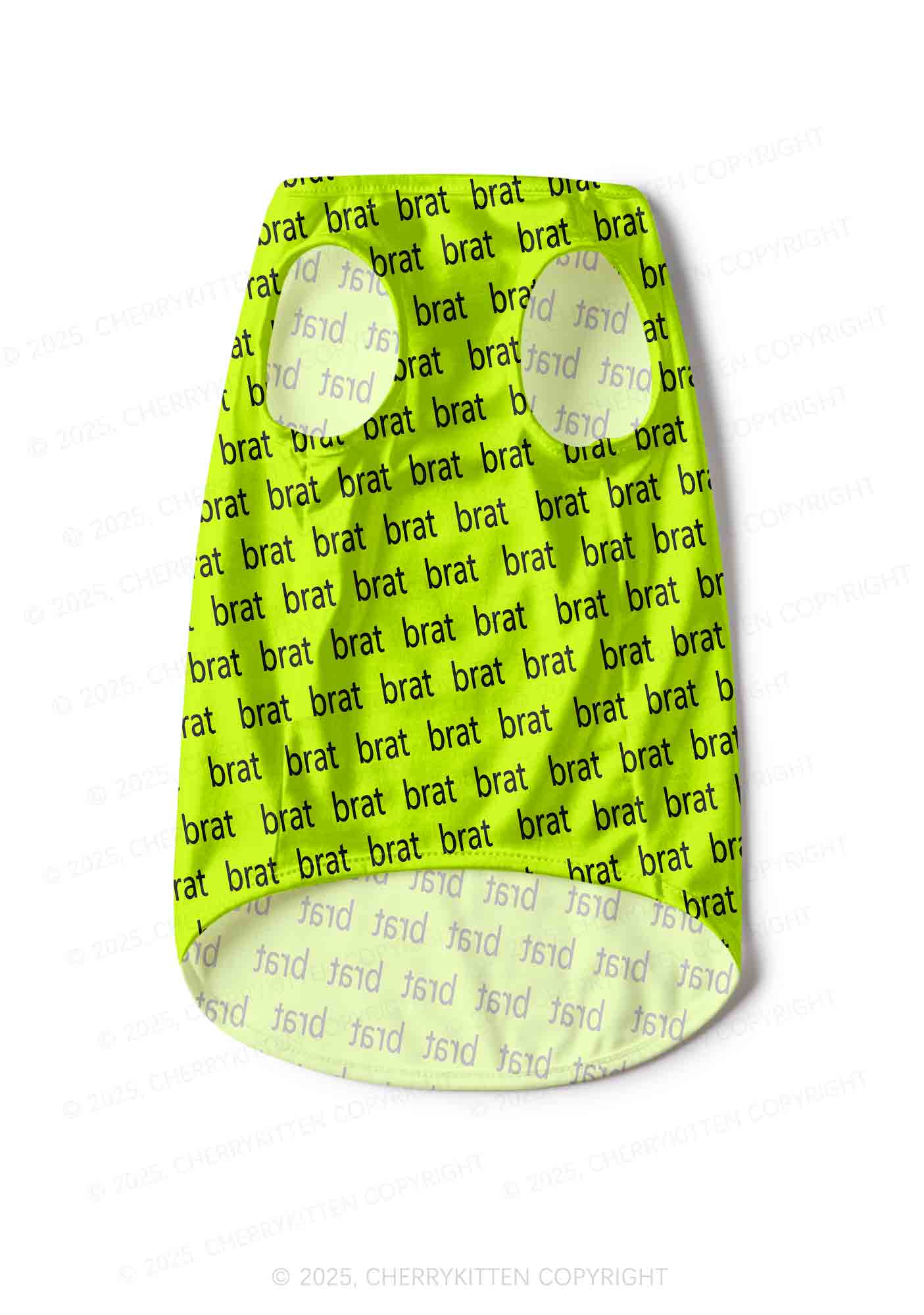 Brat Summer Y2K Pet Tank Top Cherrykitten - Image 4