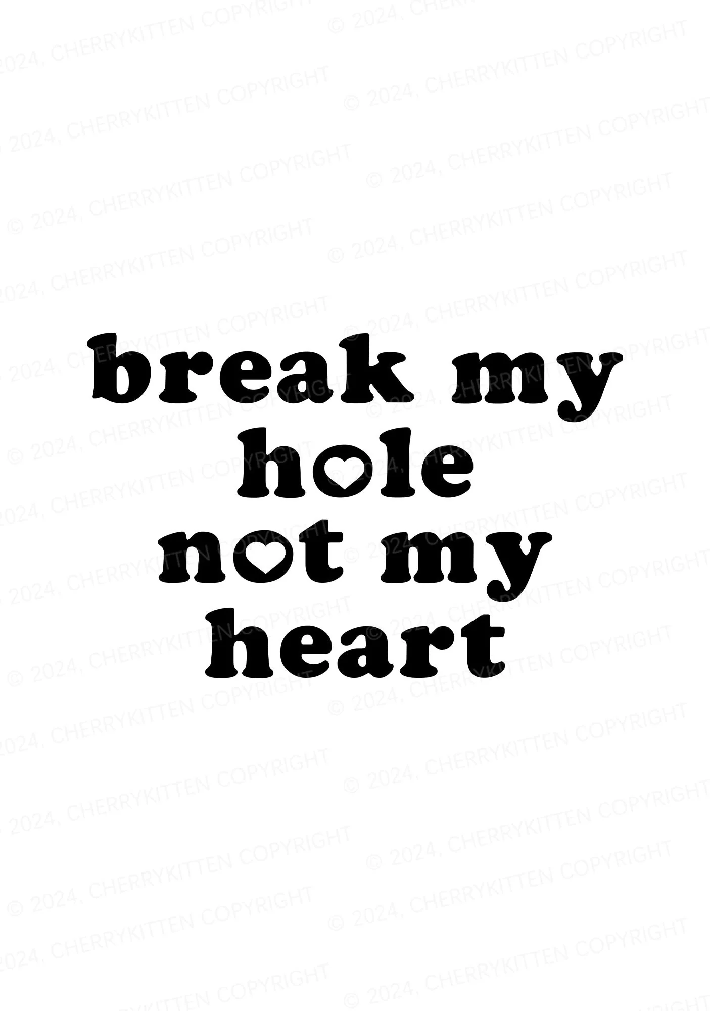 Break My Hole Y2K Mid Rise Waist Boyshort Cherrykitten - Image 2