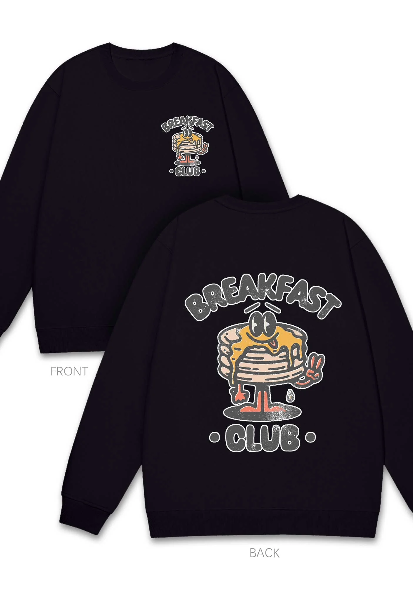 Breakfast Club Two Sides Y2K Sweatshirt - Image 2